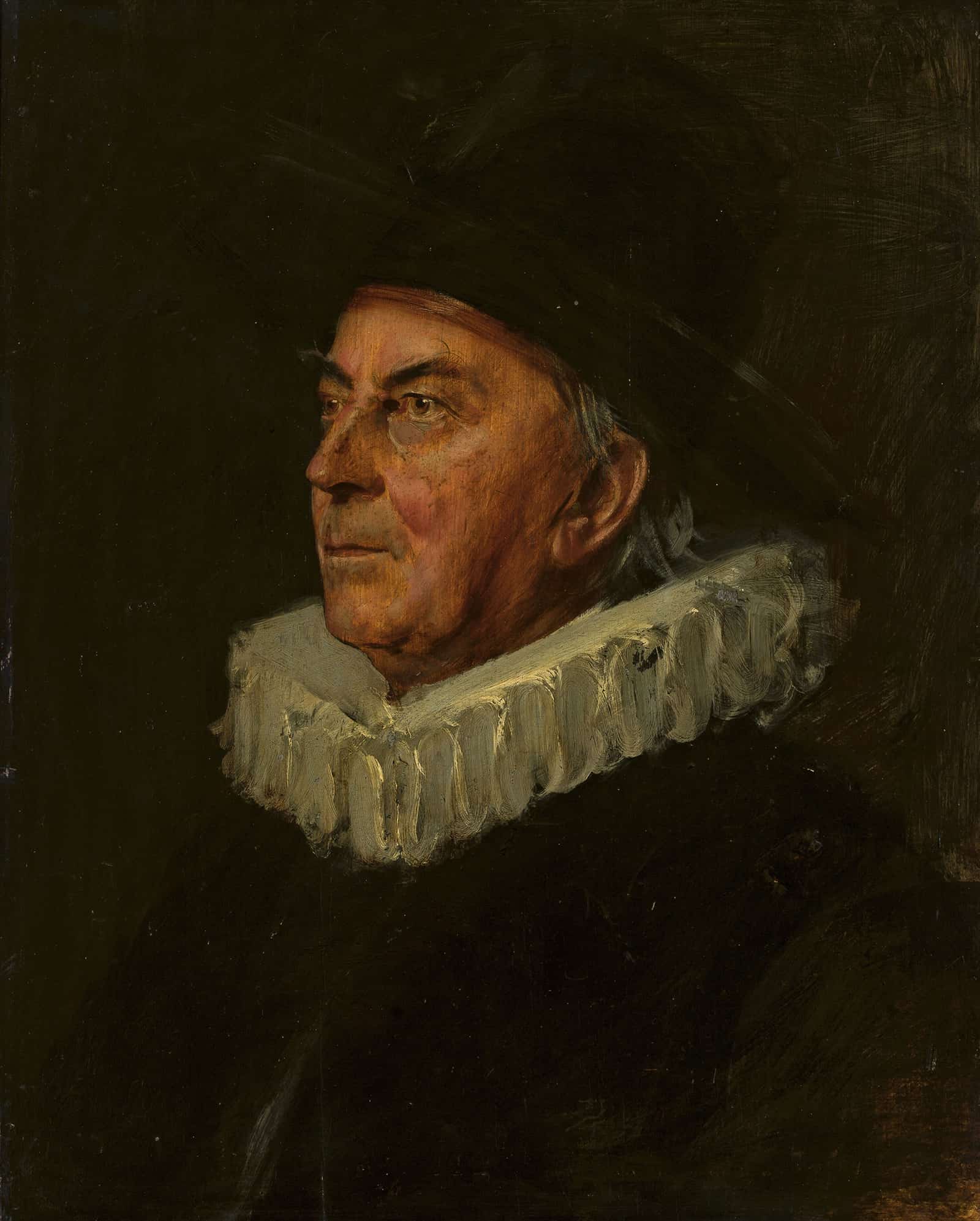 Portrait Of Professor Syboldt by Franz Von Lenbach