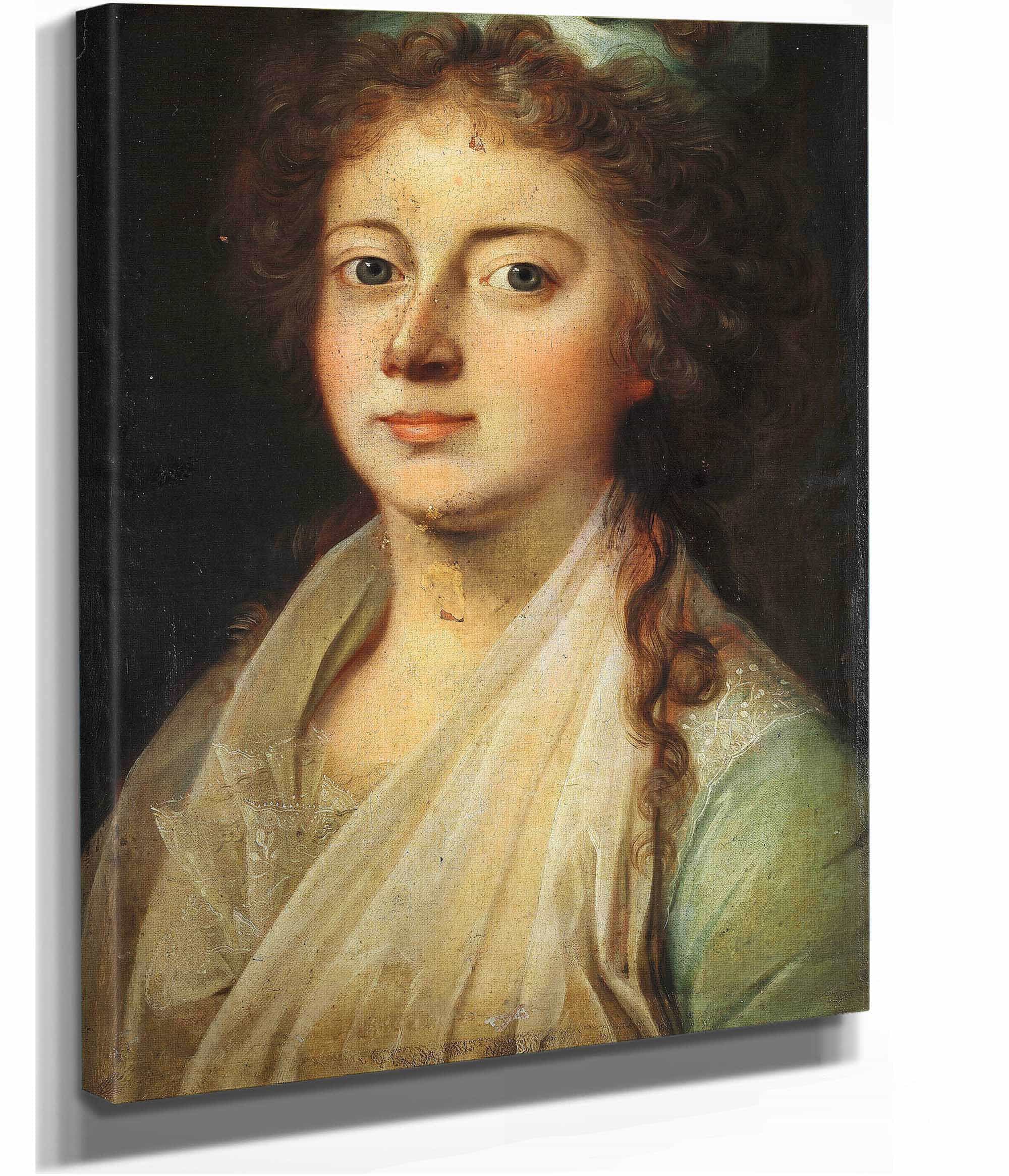 Portrait Of Queen Marie Sophie Frederikke by Jens Juel