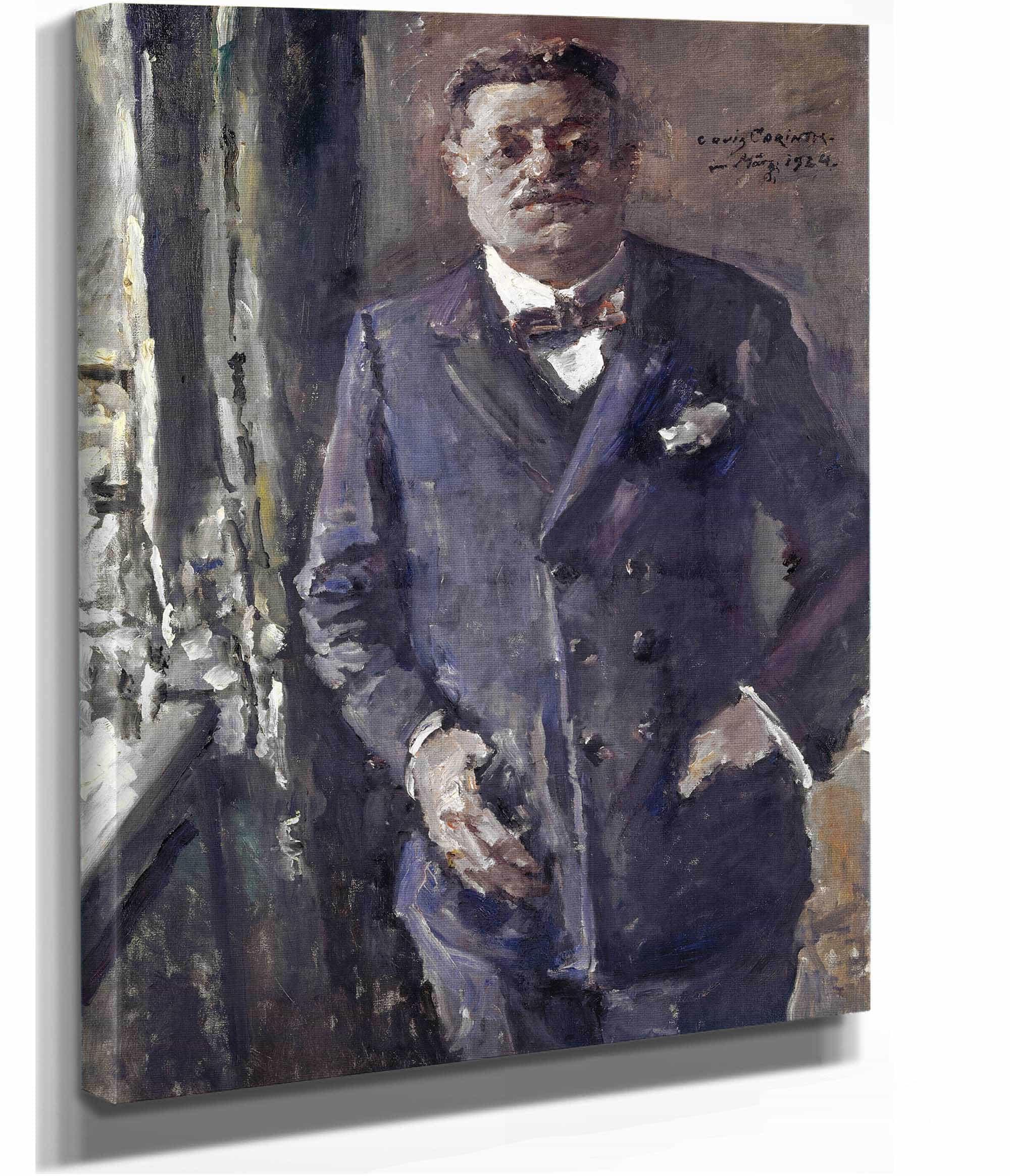Portrait Of Reich President Friedrich Ebert by Lovis Corinth - Image 2