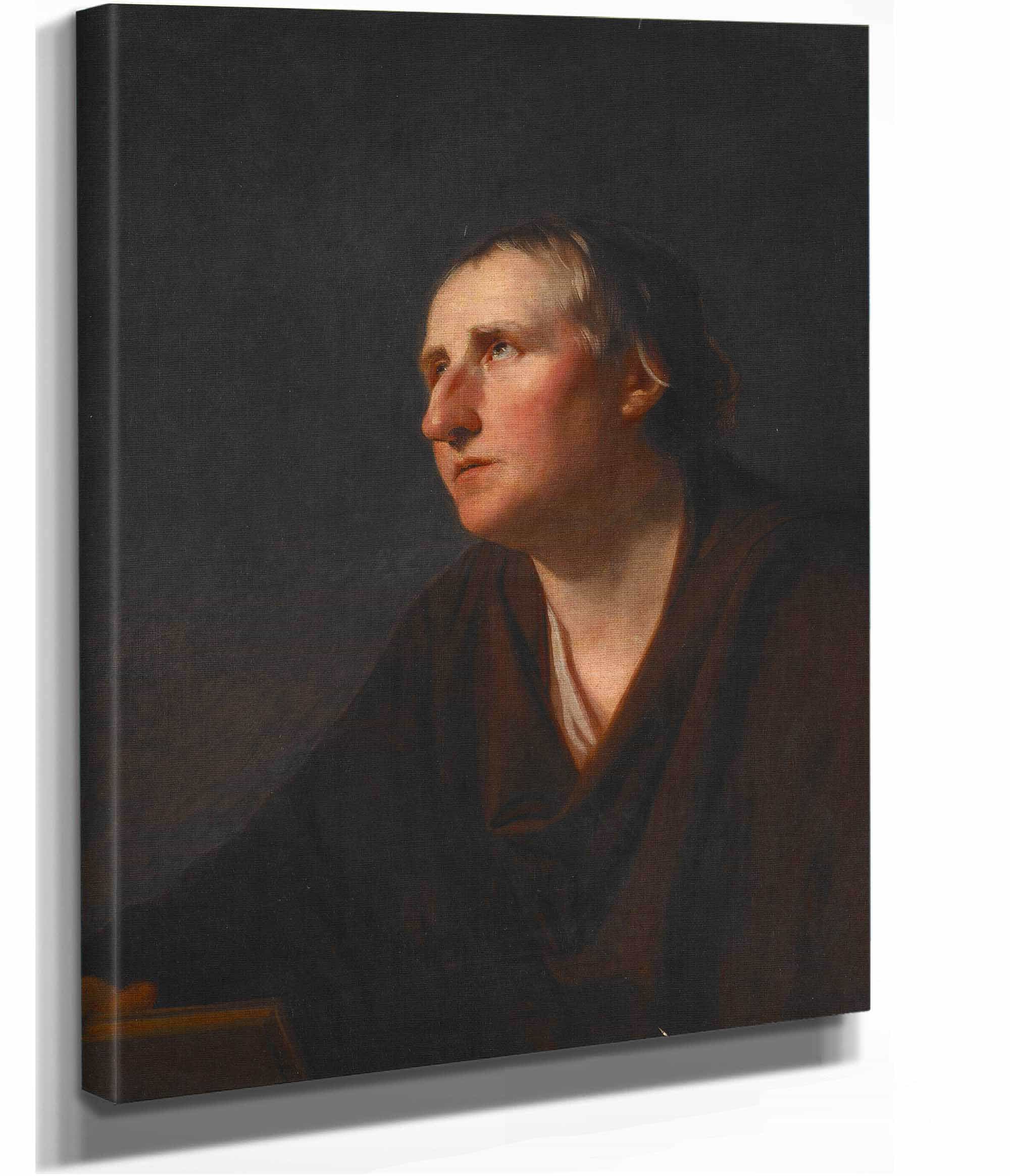 Portrait Of Rev Richard Stables by George Romney - Image 2