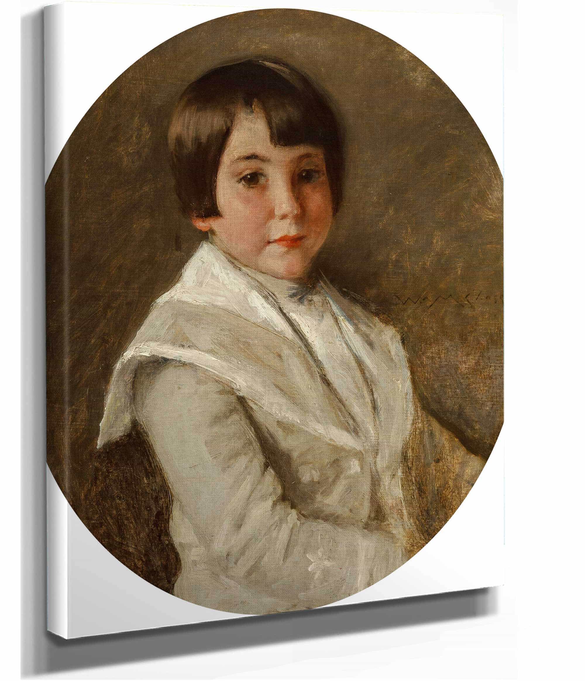 Portrait Of Roland Dana Chase by William Merritt Chase - Image 2