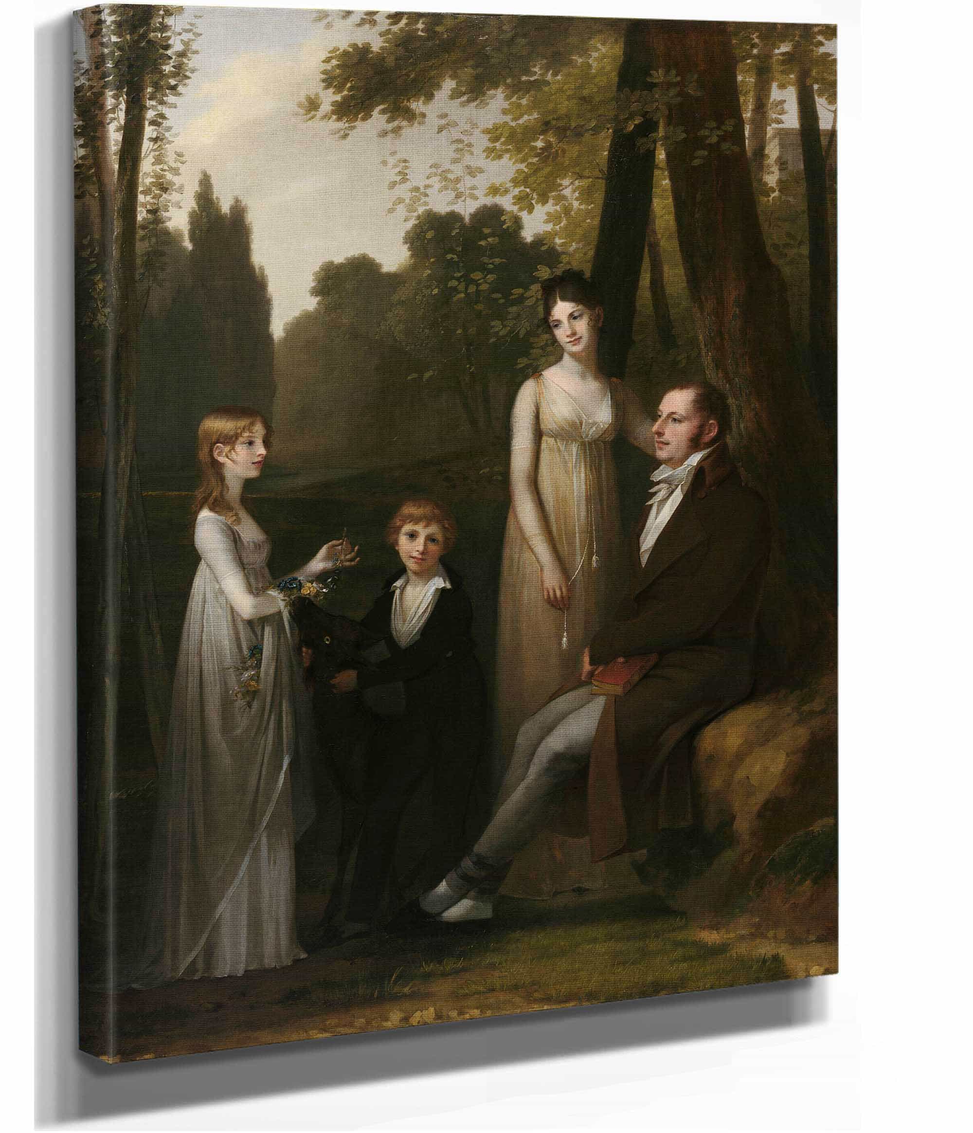 Portrait Of Rutger Jan Schimmelpenninck And His Family by Pierre Paul Prudhon - Image 2