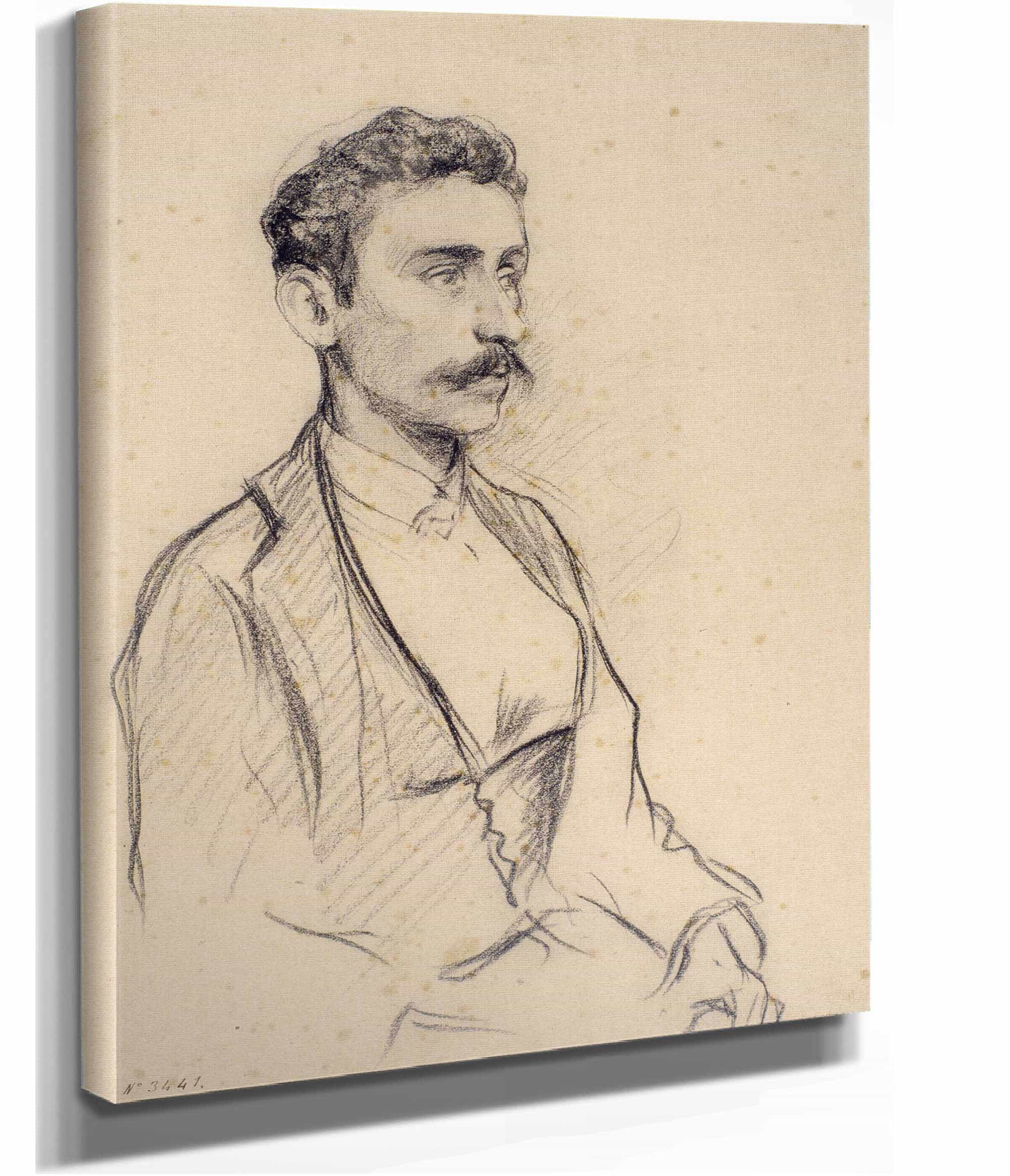 Portrait Of Salvador Robert by Santiago Rusinol - Image 2