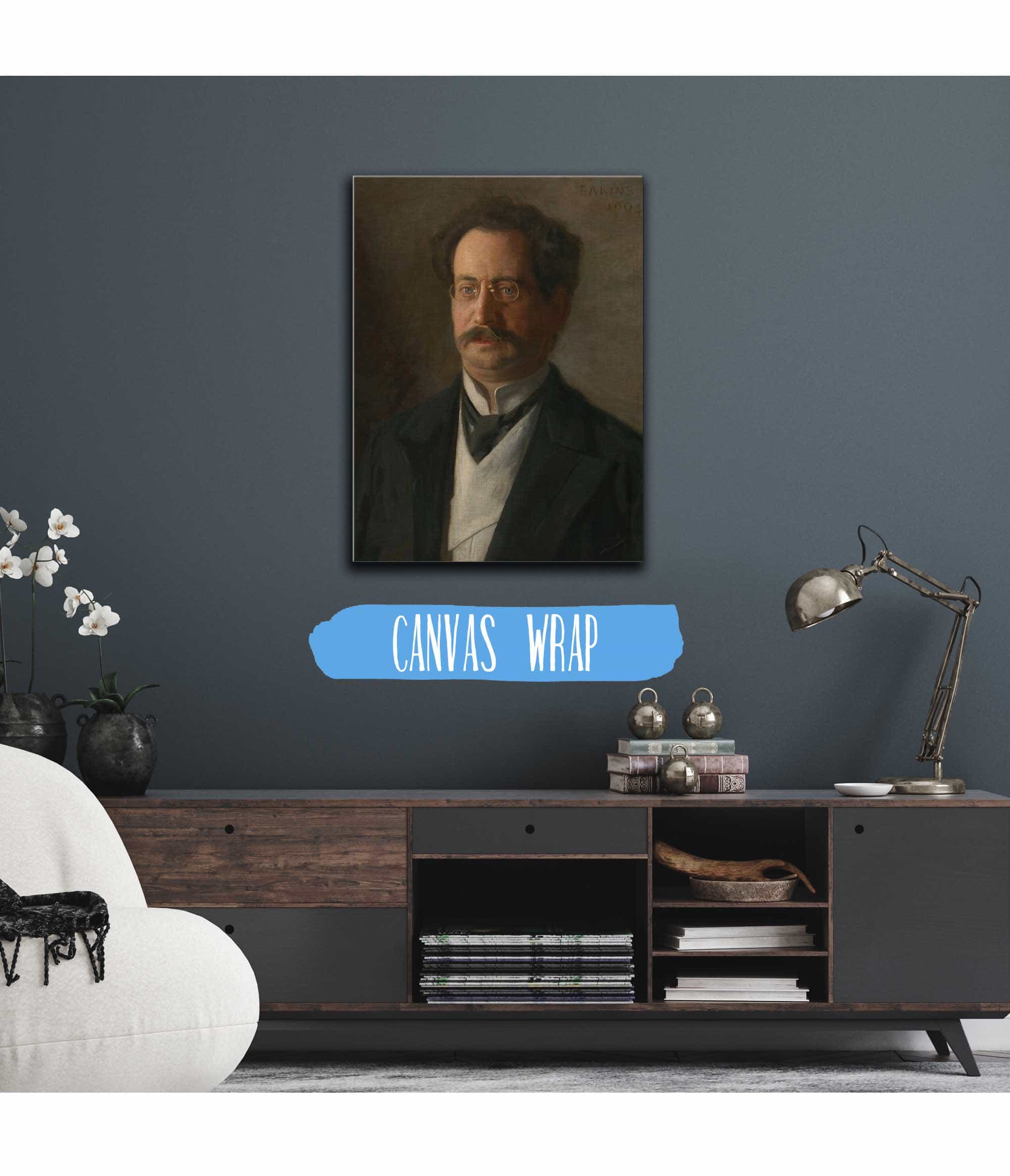 Portrait Of Samuel Myers by Thomas Eakins - Image 3