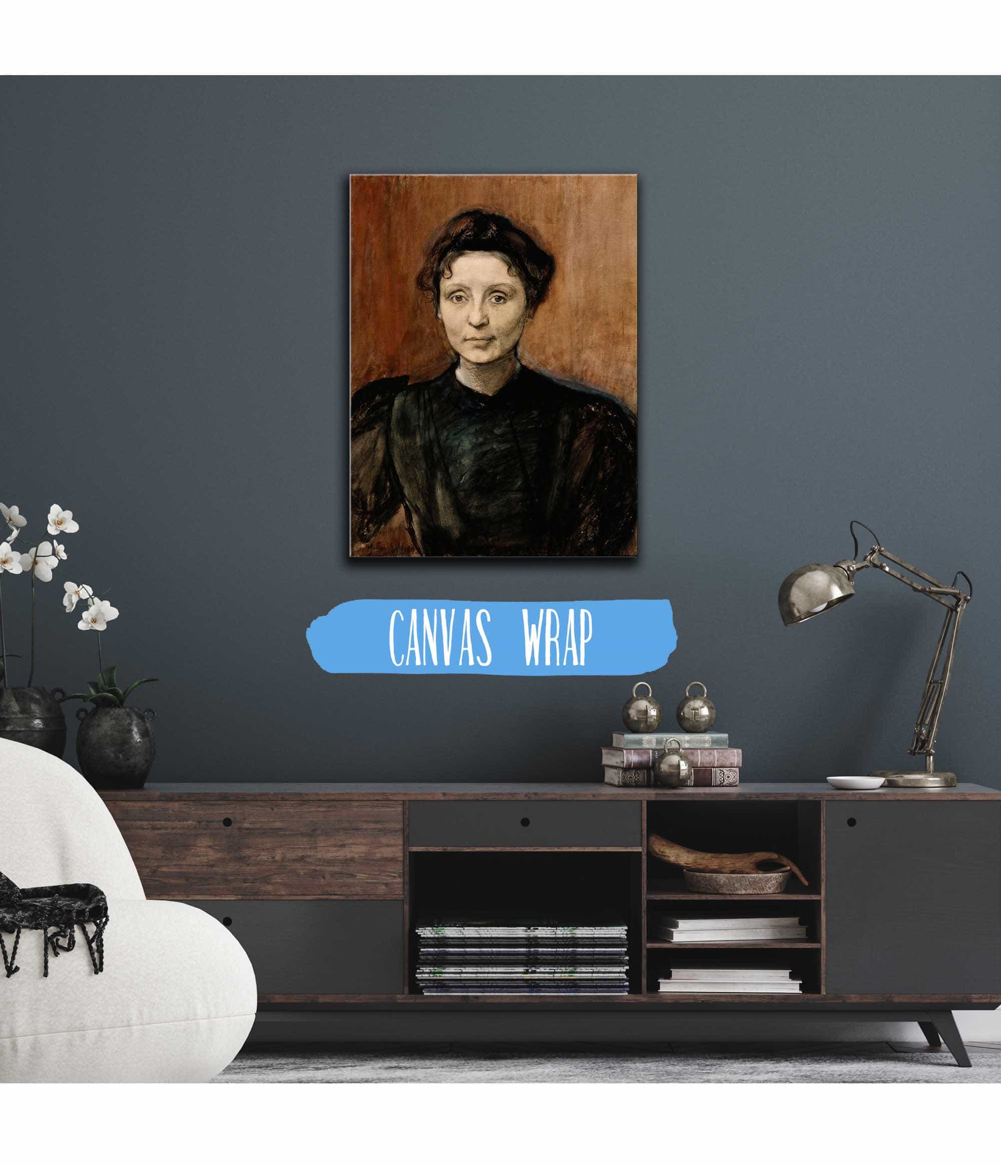 Portrait Of Sculptor Madeleine Jouvray by Magnus Enckell - Image 3
