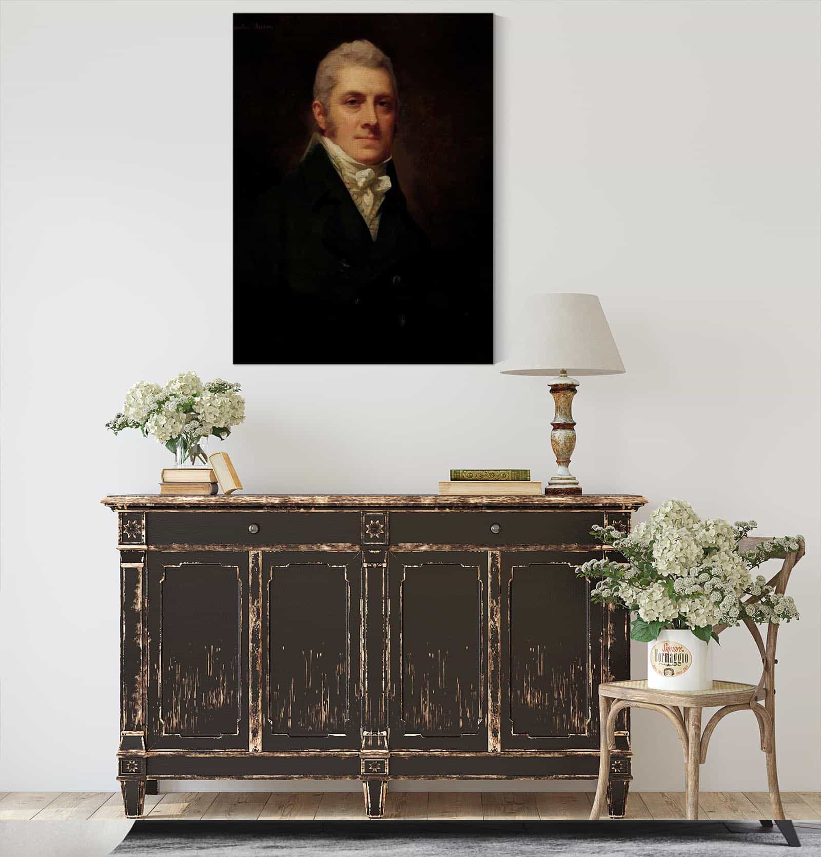Portrait Of Sir Alexander Munro by Sir Henry Raeburn - Image 4