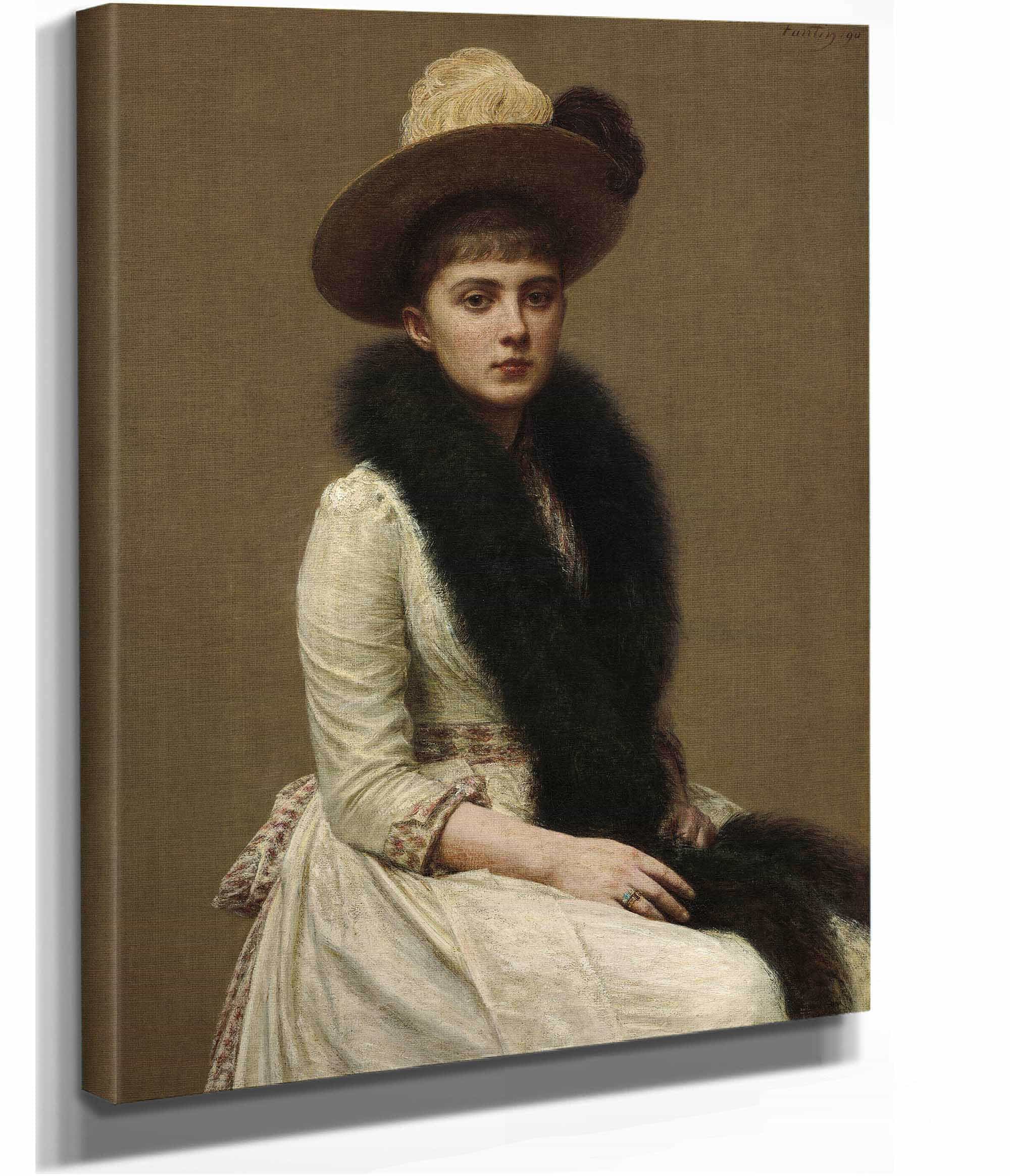 Portrait Of Sonia by Henri Fantin Latour - Image 2