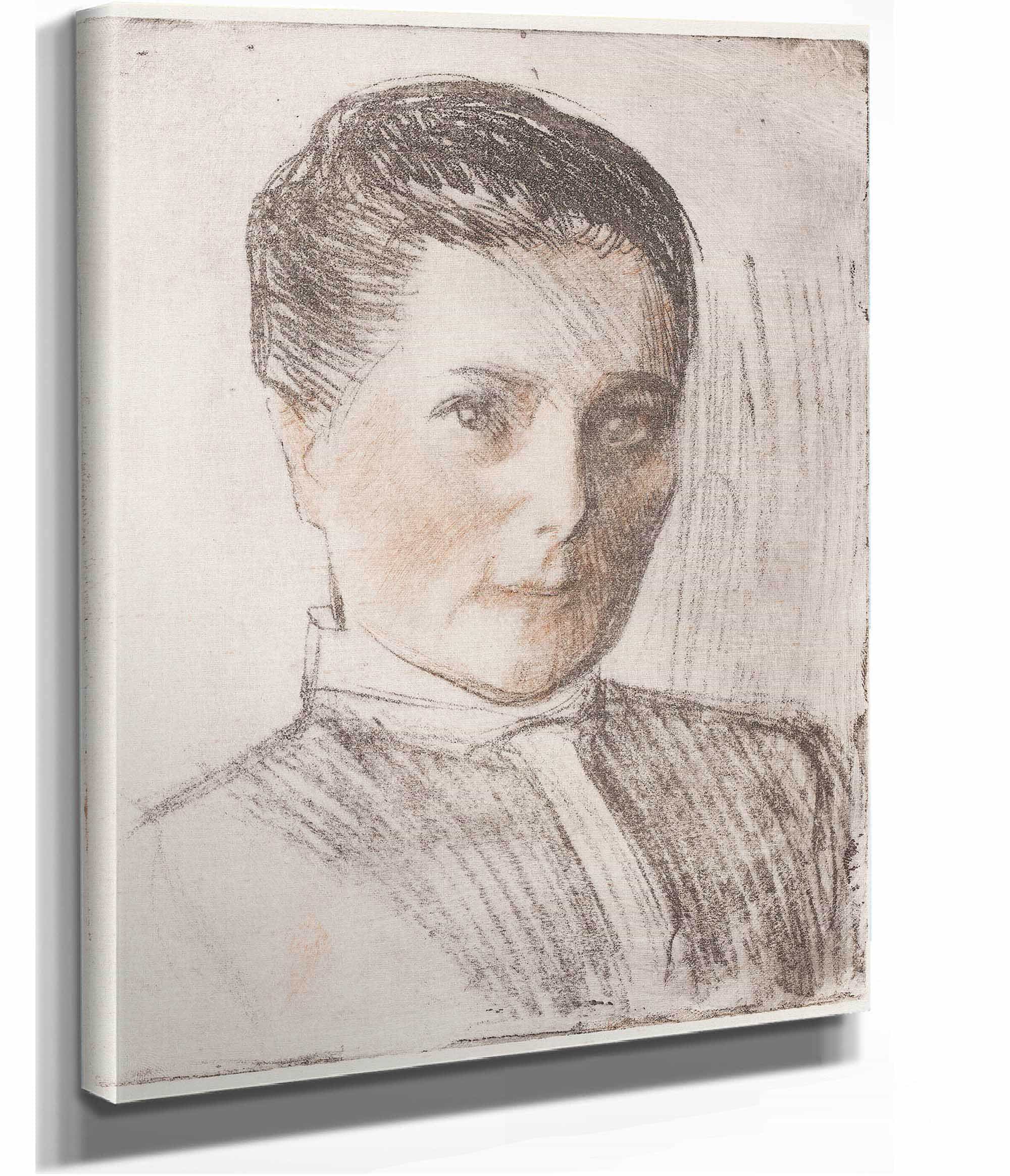 Portrait Of Sophie Aminoff by Magnus Enckell - Image 2