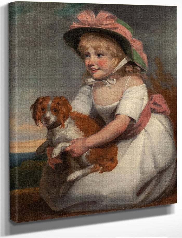 Portrait Of Sophy Elizabeth Burney Daughter Of Charles Rousseau Burney Esq. Circa 1784 By Edward Francis Burney