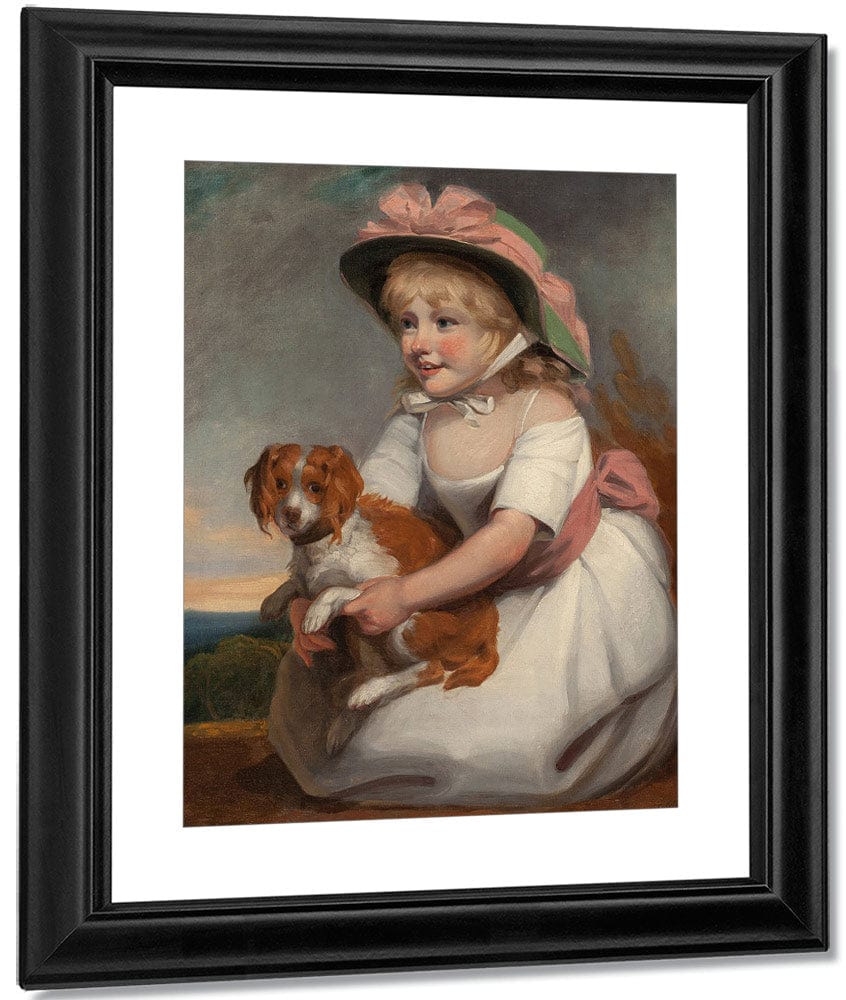 Portrait Of Sophy Elizabeth Burney Daughter Of Charles Rousseau Burney Esq. Circa 1784 By Edward Francis Burney - Image 3