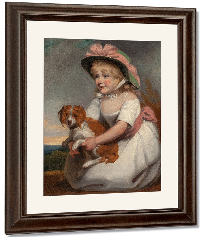 Portrait Of Sophy Elizabeth Burney Daughter Of Charles Rousseau Burney Esq. Circa 1784 By Edward Francis Burney - Image 4
