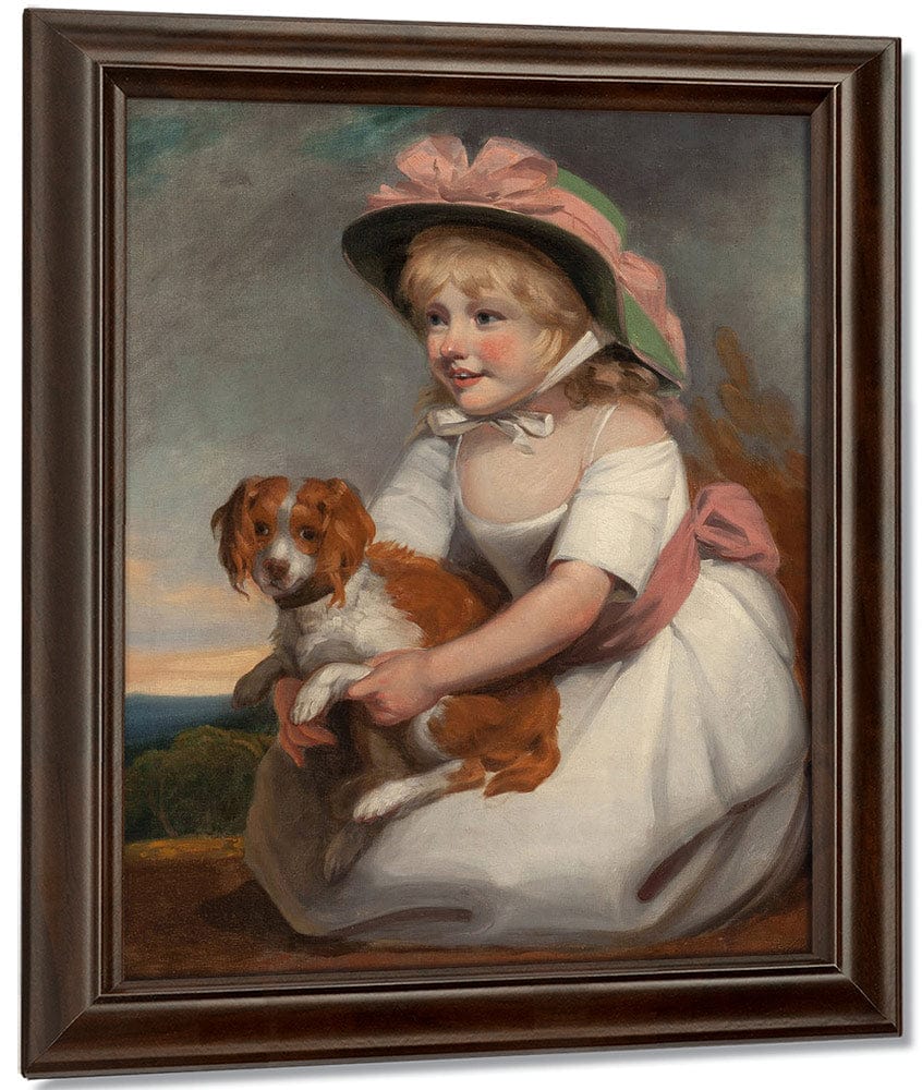 Portrait Of Sophy Elizabeth Burney Daughter Of Charles Rousseau Burney Esq. Circa 1784 By Edward Francis Burney - Image 5