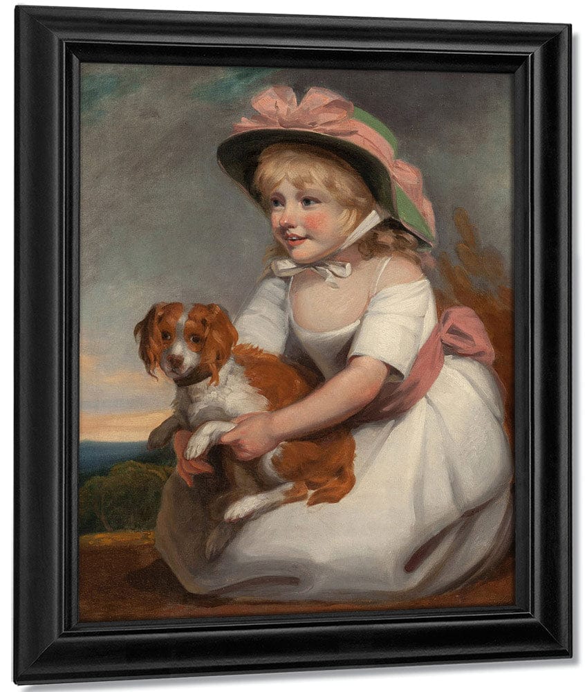 Portrait Of Sophy Elizabeth Burney Daughter Of Charles Rousseau Burney Esq. Circa 1784 By Edward Francis Burney - Image 7