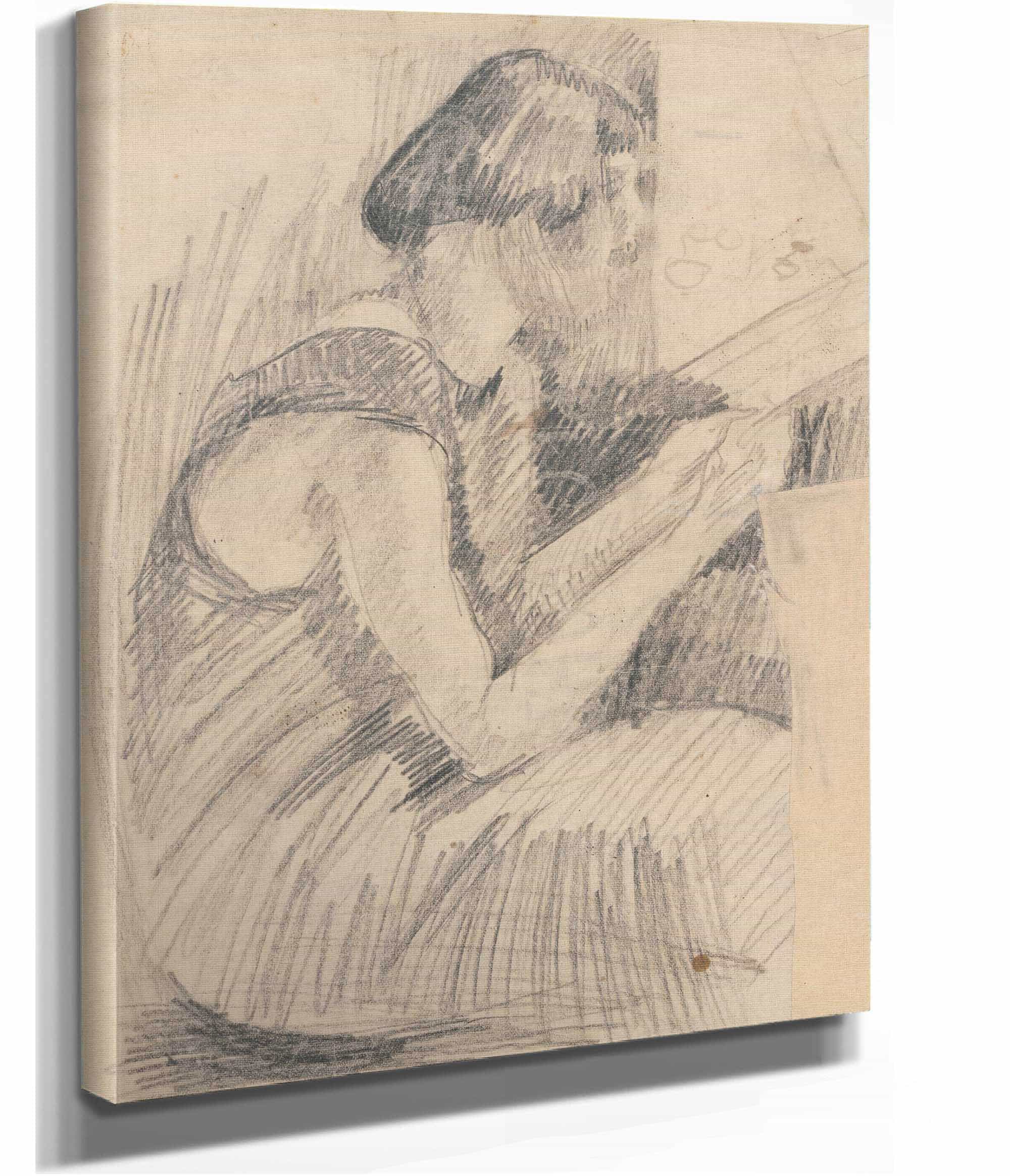 Portrait Of The Artists Sister Waleria At A Window by Zygmunt Waliszewski - Image 2