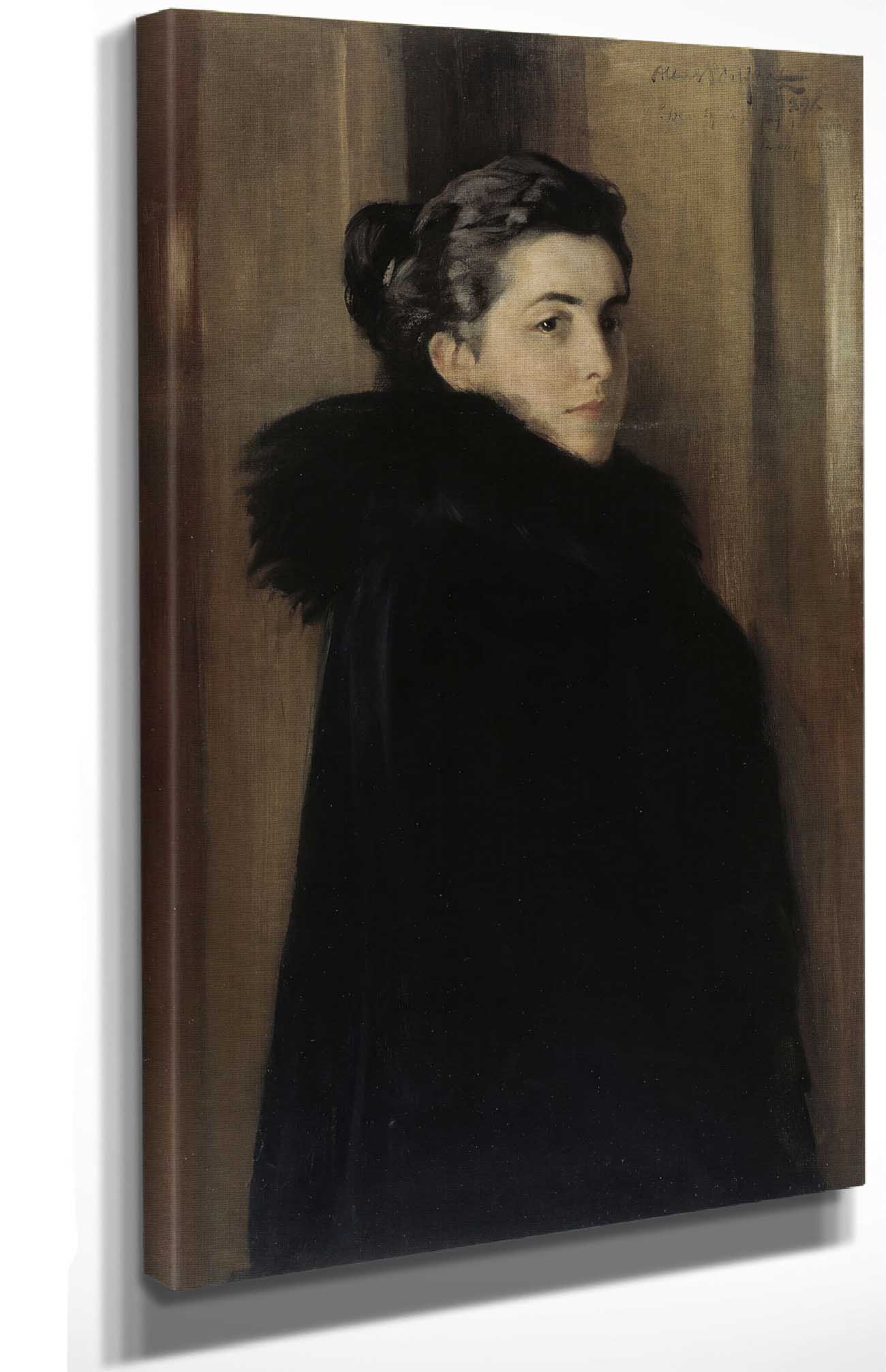 Portrait Of The Artists Wife Ellan Edelfelt by Albert Edelfelt - Image 4