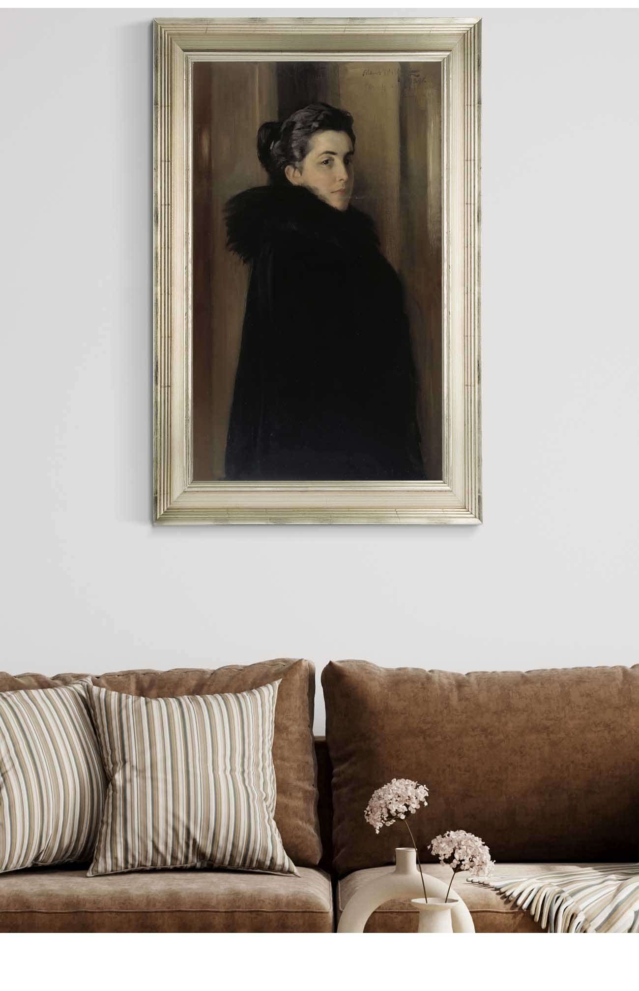 Portrait Of The Artists Wife Ellan Edelfelt by Albert Edelfelt - Image 5