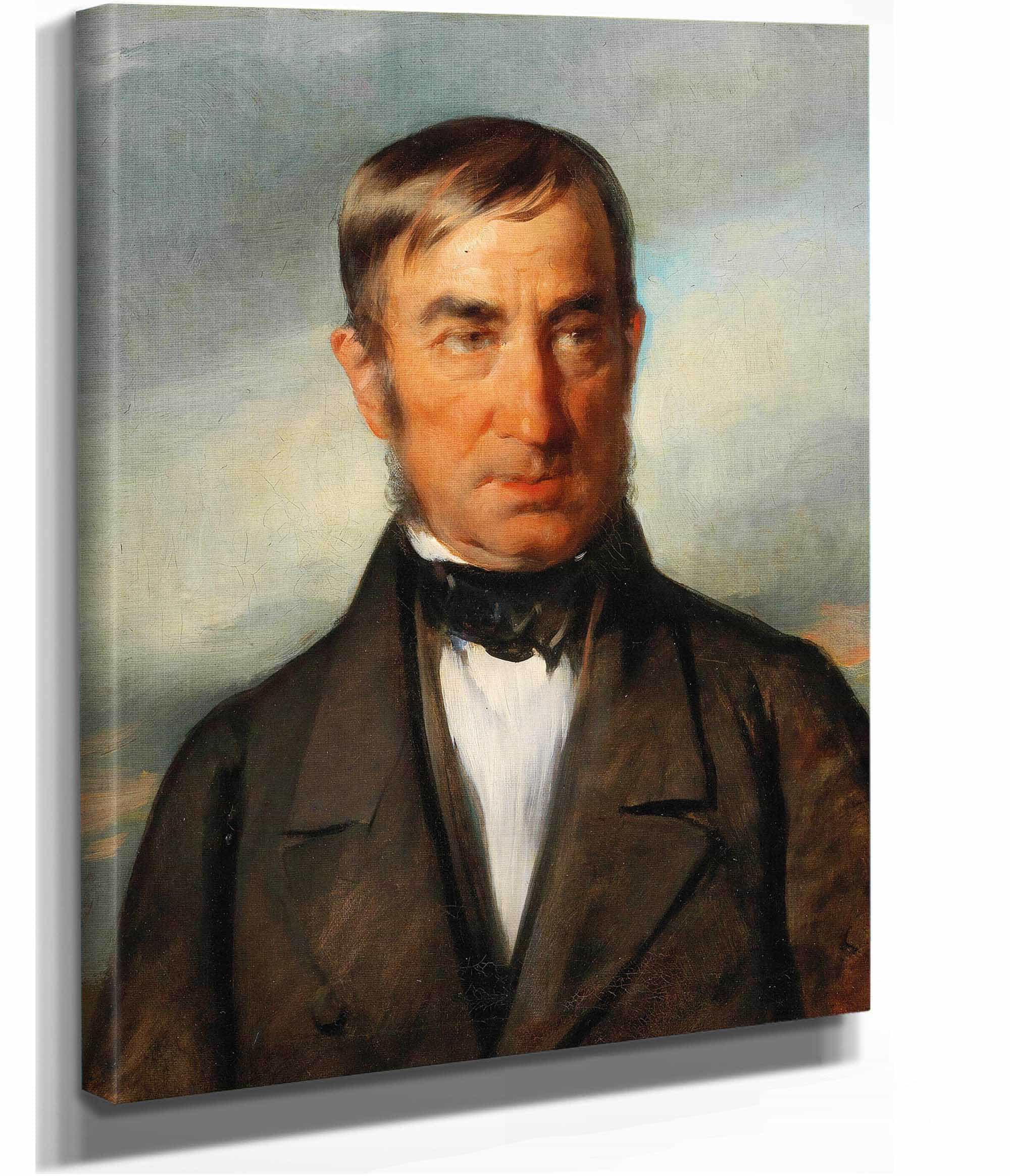 Portrait Of The Brickyard Owner Joseph Lager by Friedrich Von Amerling - Image 2