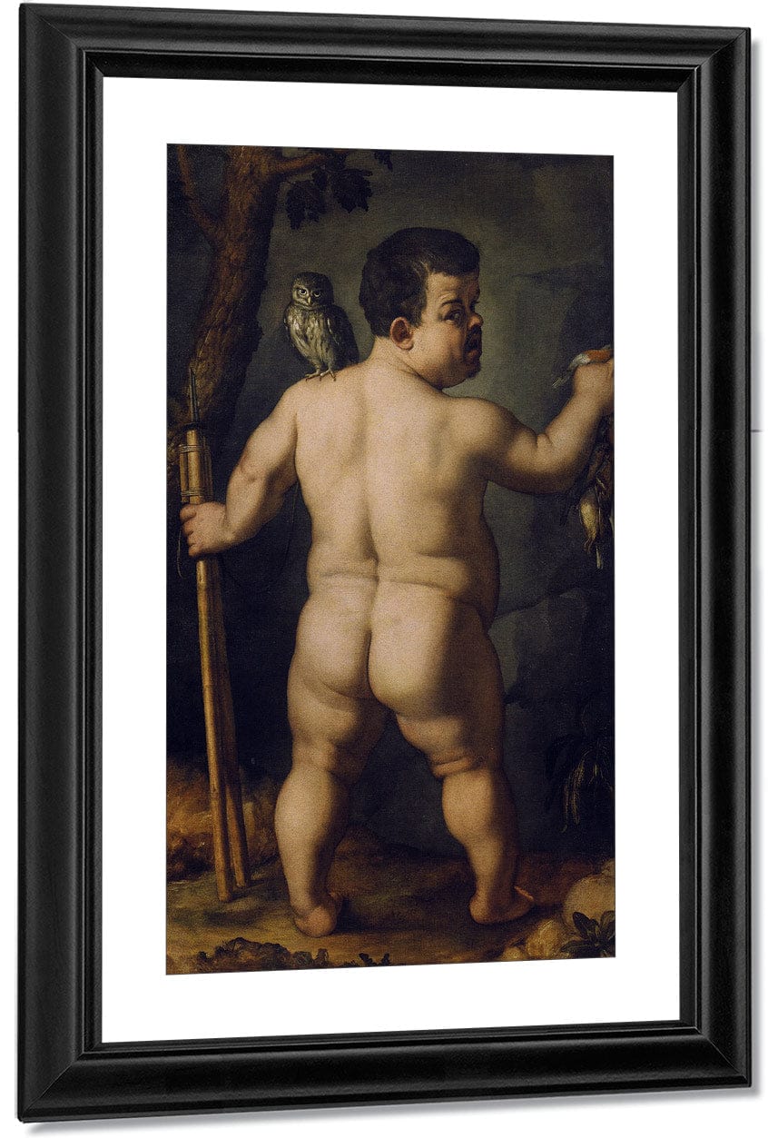 Portrait Of The Dwarf Nano Morgante Back 1552 Uffizi Florence By Agnolo Bronzino - Image 3