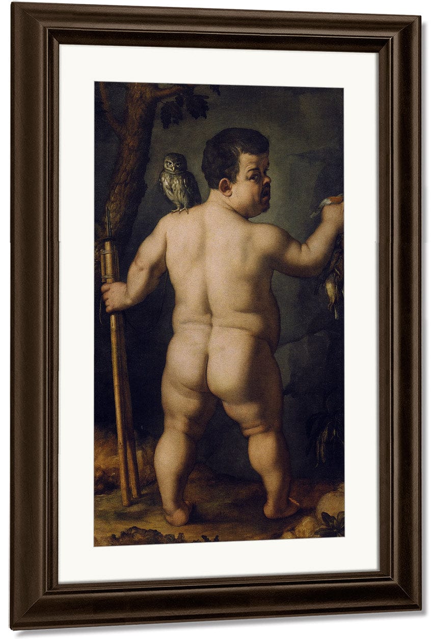 Portrait Of The Dwarf Nano Morgante Back 1552 Uffizi Florence By Agnolo Bronzino - Image 4