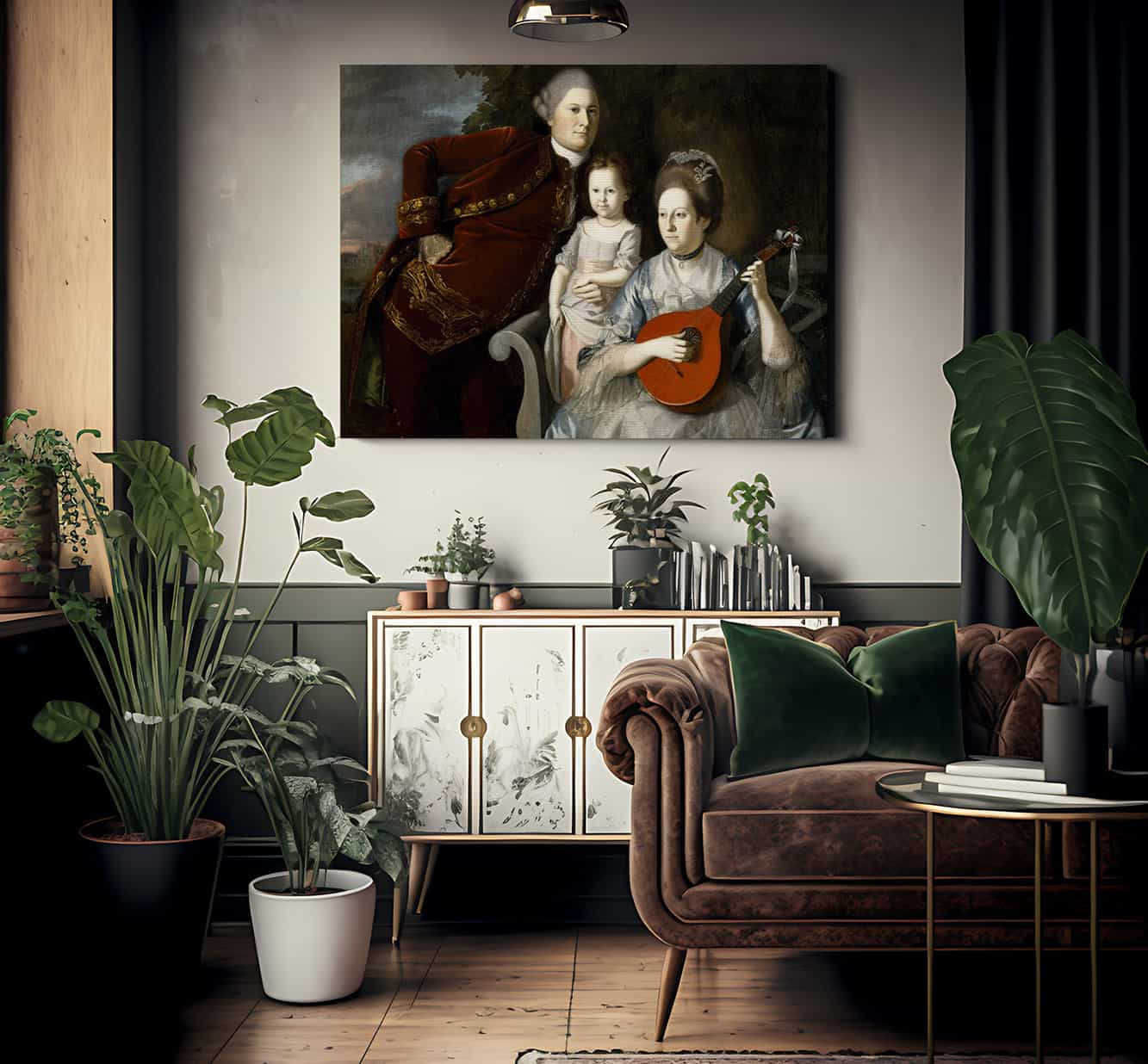 Portrait Of The Edward Lloyd Family By Charles Willson Peale - Image 2