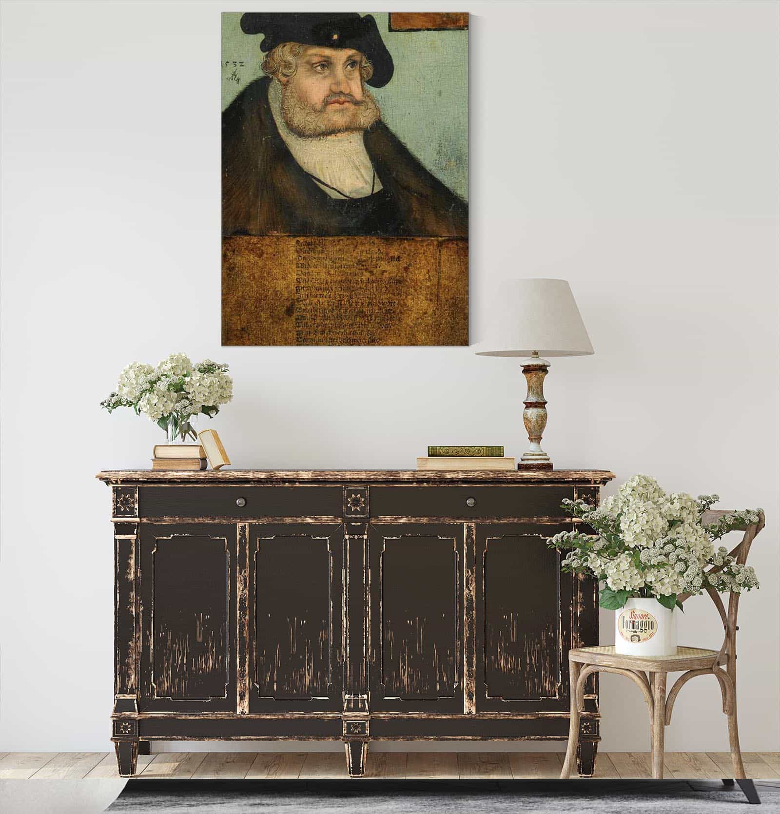 Portrait Of The Elector Frederick Iii The Wise Of Saxony by Lucas Cranach The Elder - Image 4