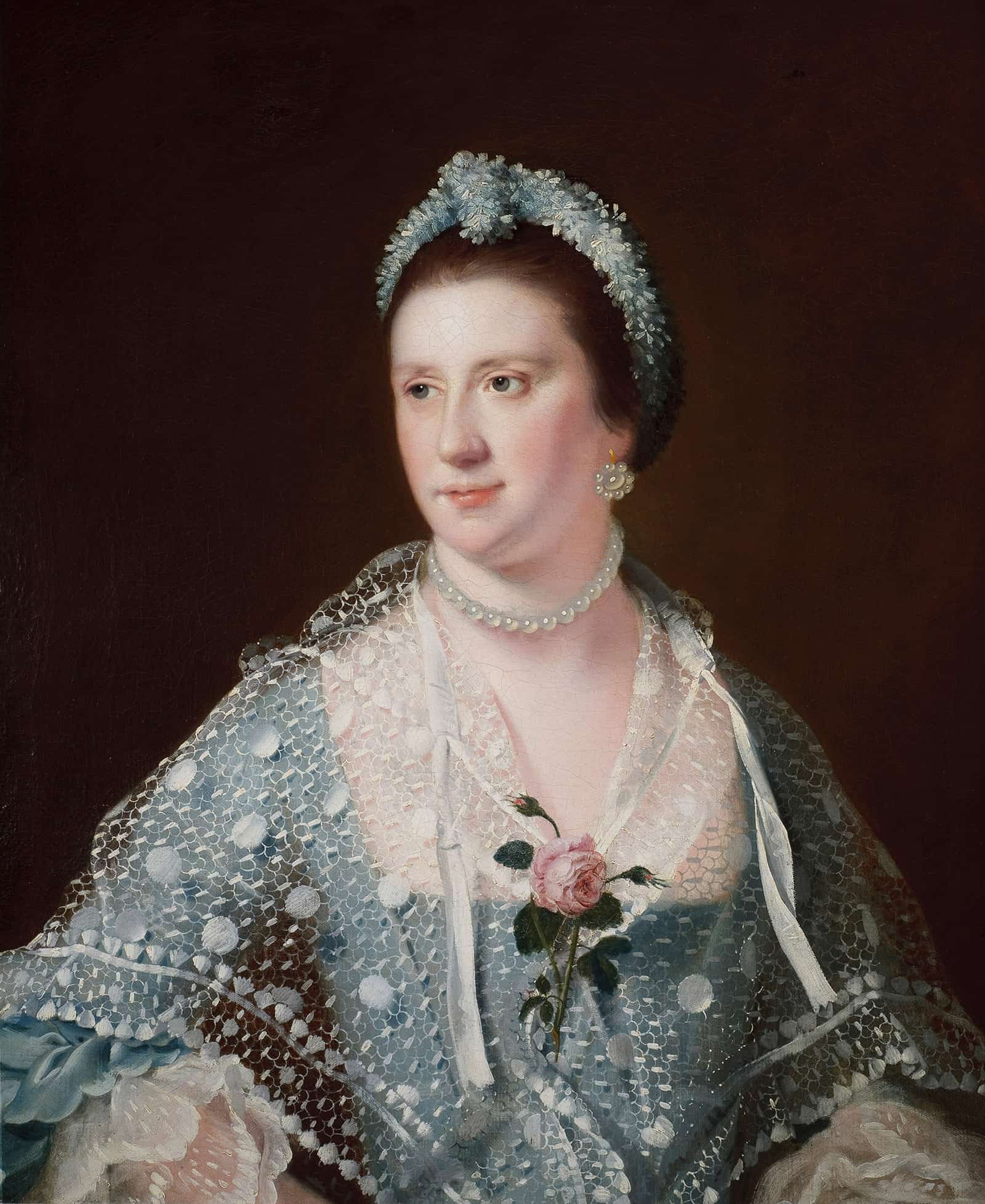 Portrait Of The Hon Mrs Boyle Between And by Joseph Wright Of Derby - Image 2