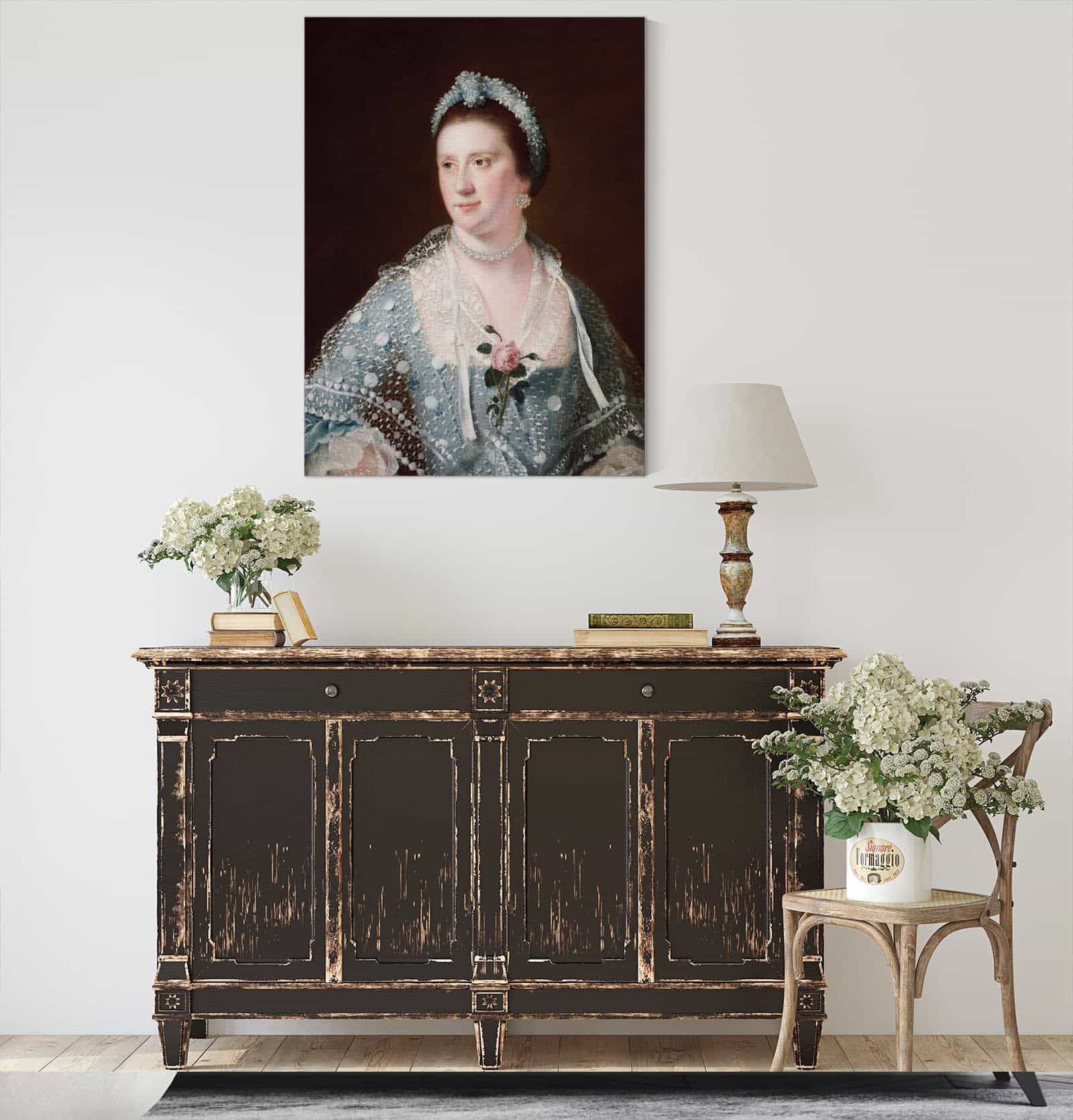 Portrait Of The Hon Mrs Boyle Between And by Joseph Wright Of Derby - Image 4