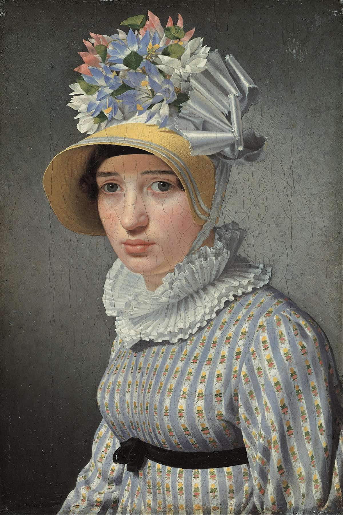 Portrait Of The Model Maddalena Or Anna Maria Uhden by Christoffer Wilhelm Eckersberg - Image 3