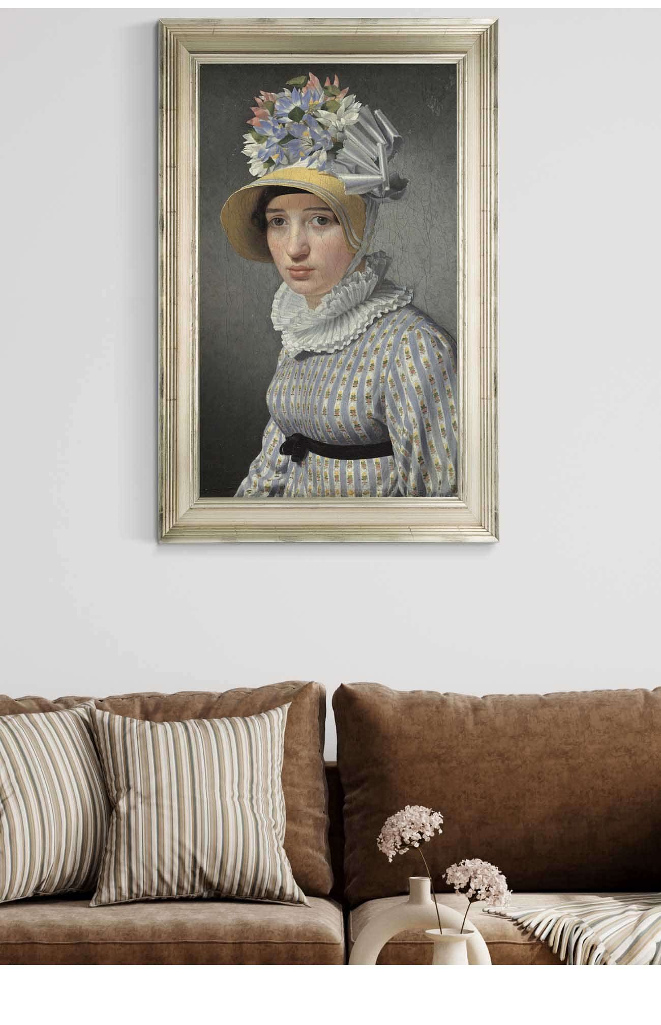 Portrait Of The Model Maddalena Or Anna Maria Uhden by Christoffer Wilhelm Eckersberg - Image 5