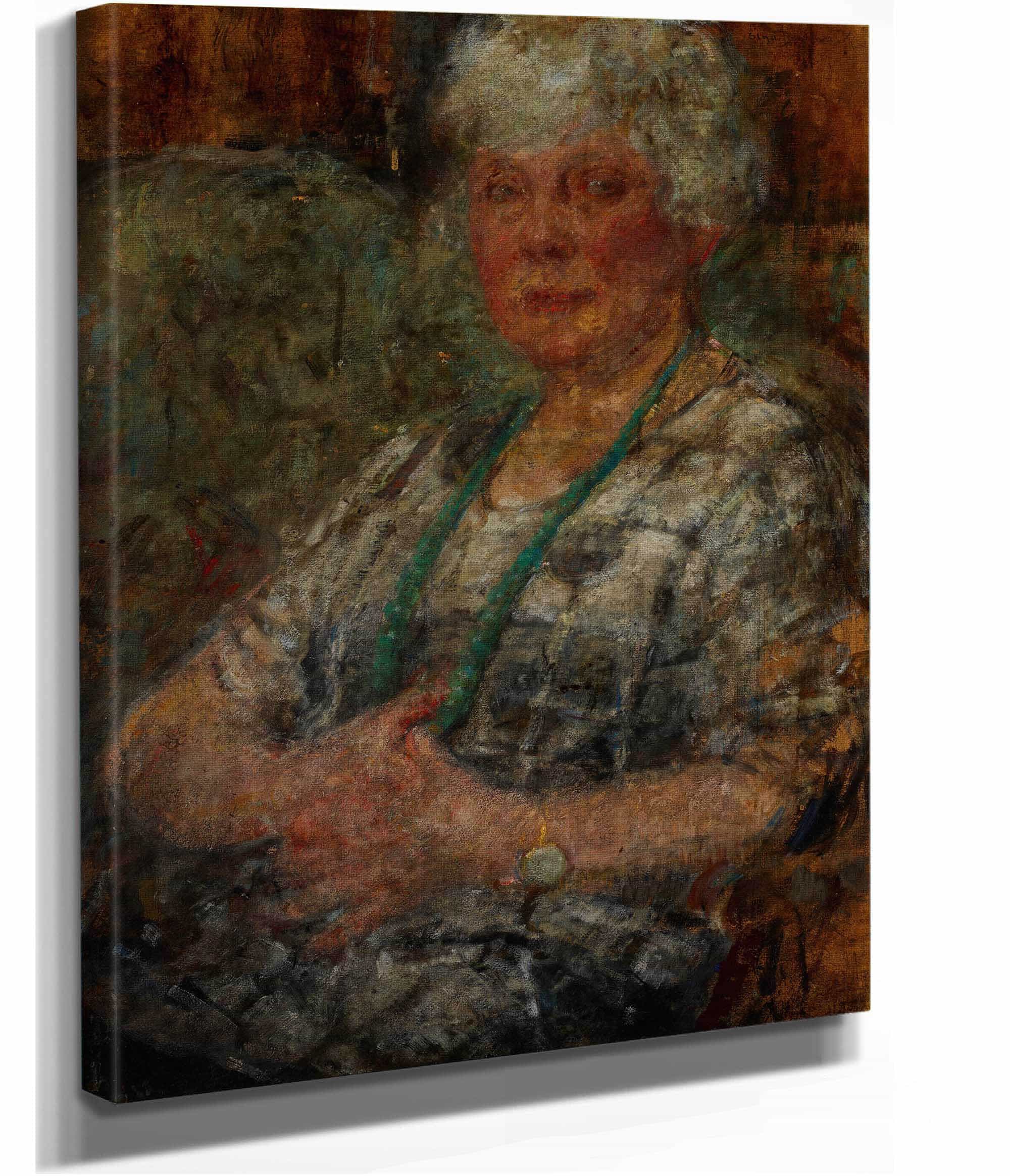 Portrait Of The Painter Thomasson by Olga Boznanska - Image 2
