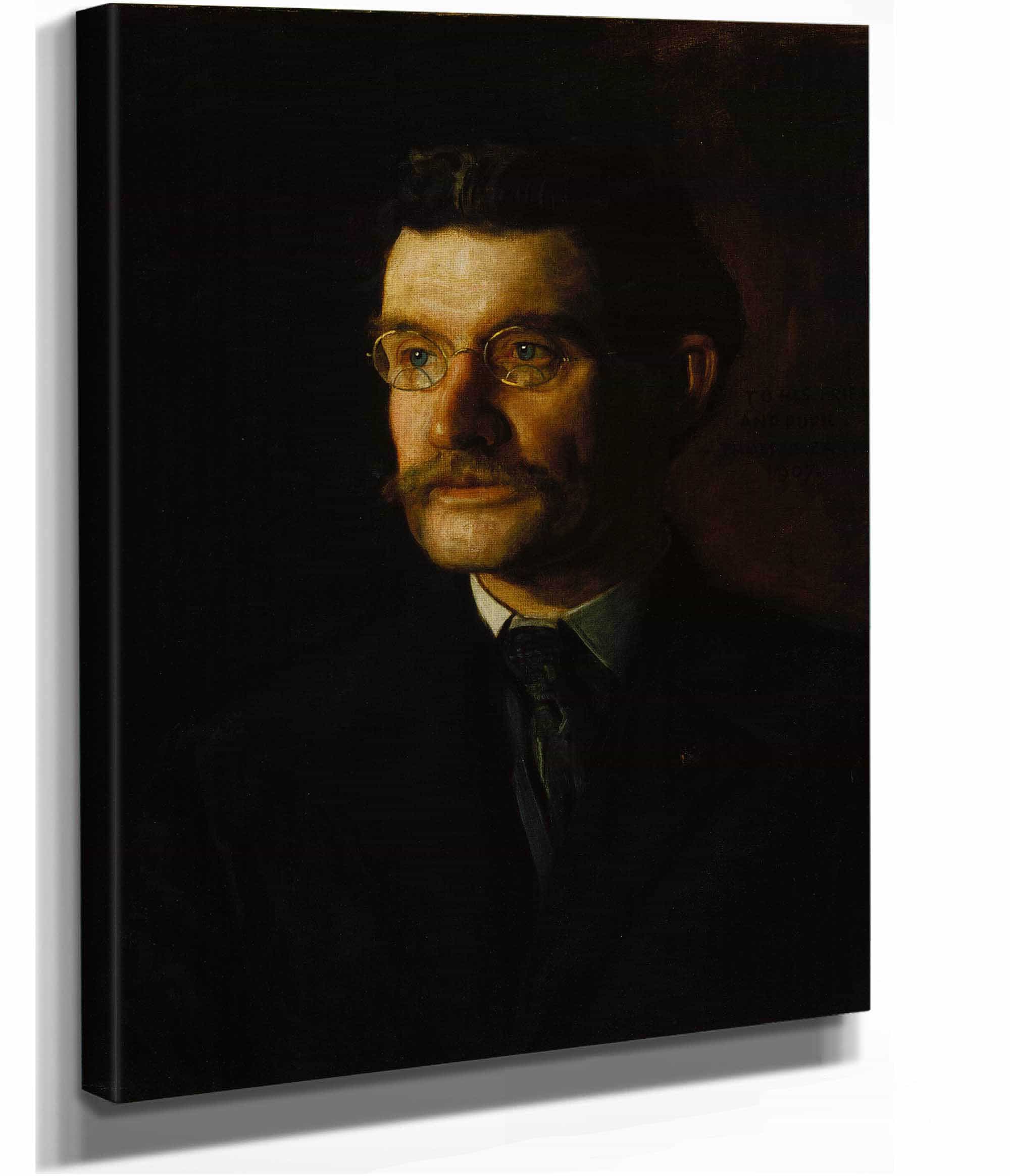 Portrait Of Thomas J Eagan by Thomas Eakins - Image 2