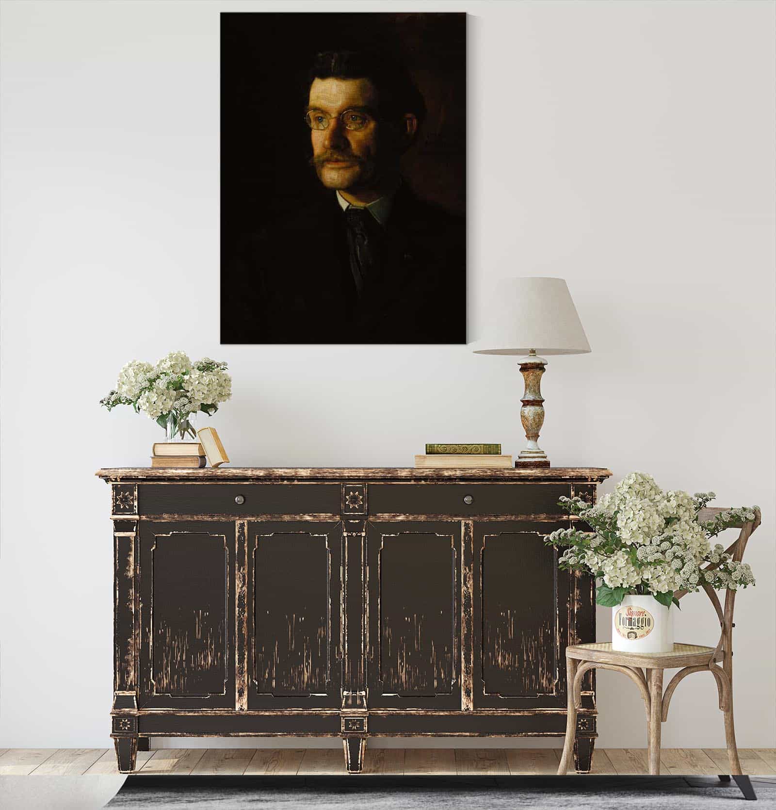 Portrait Of Thomas J Eagan by Thomas Eakins - Image 4