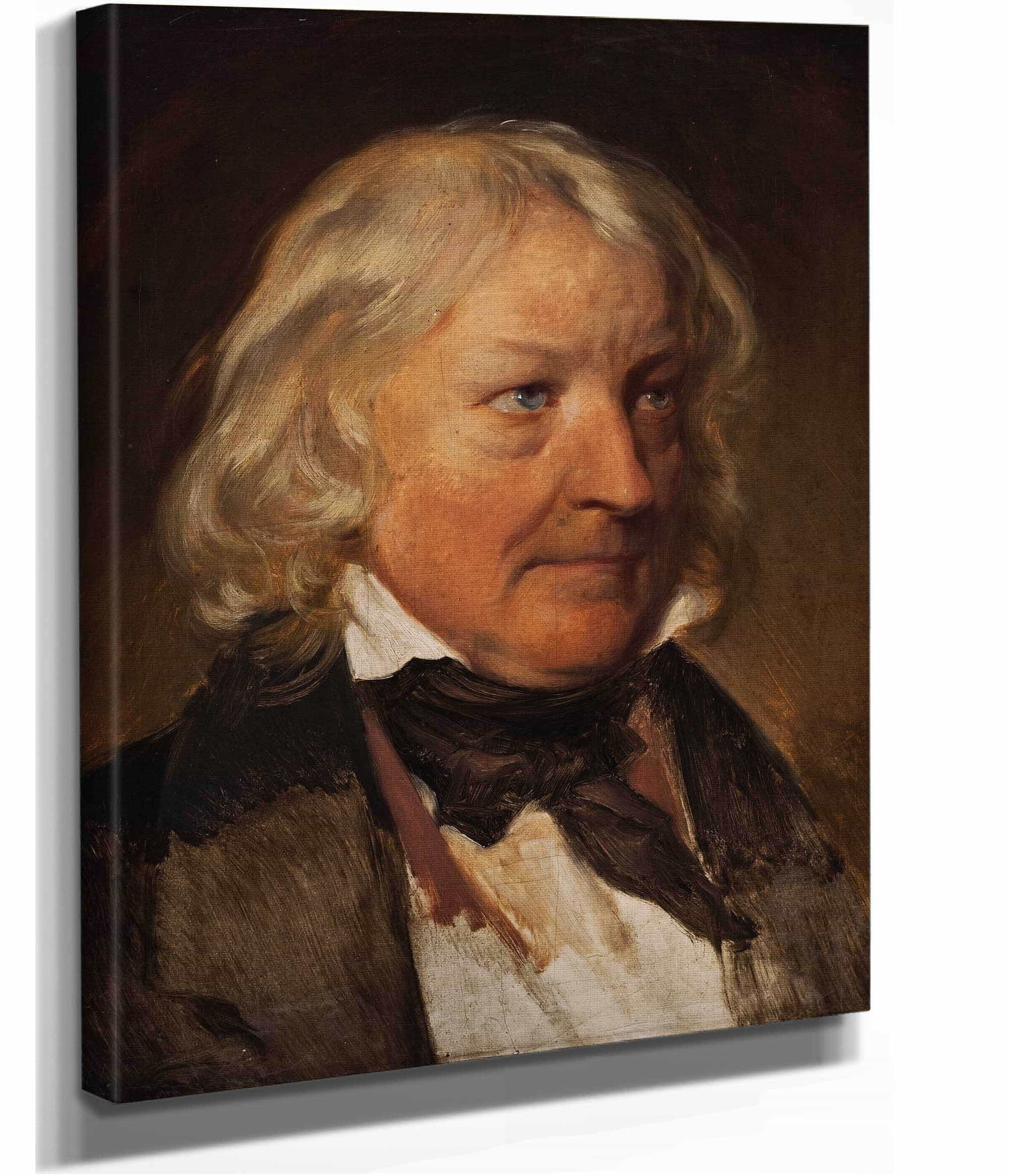 Portrait Of Thorvaldsen by Friedrich Von Amerling - Image 2