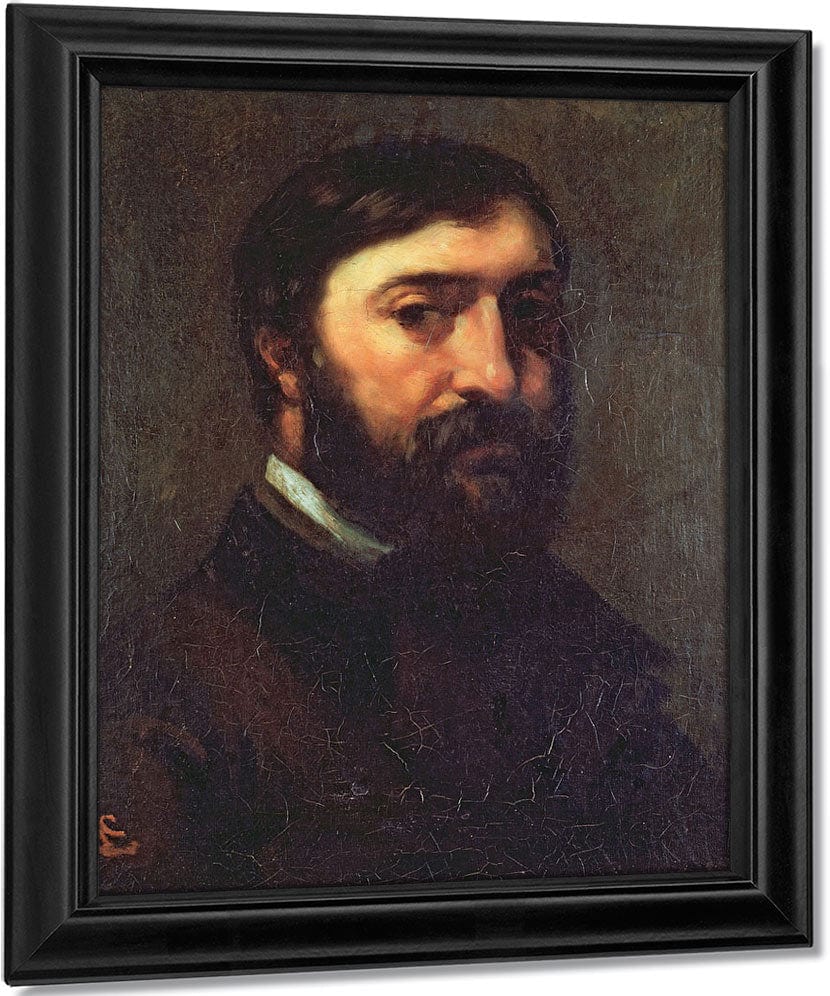 Portrait Of Urbain Cuenot (B.1820) By Jean Desire Gustave Courbet - Image 6