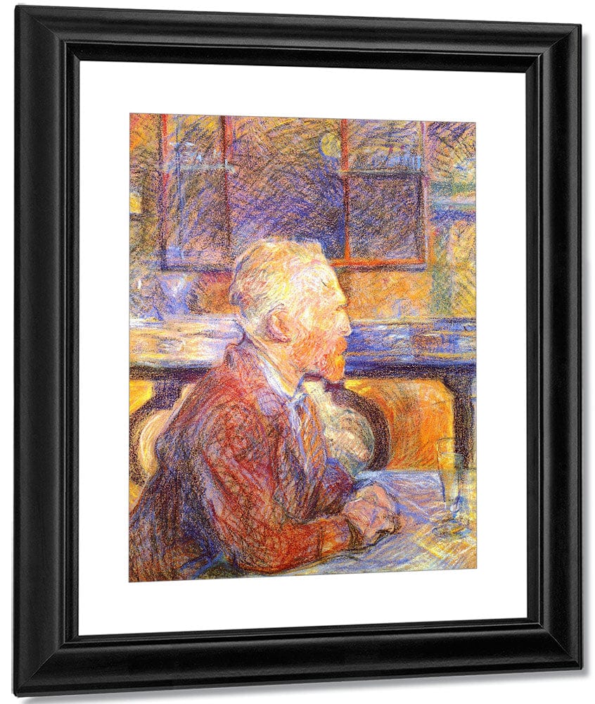 Portrait Of Vincent Van Gogh 1887 By Henri De Toulouse Lautrec - Image 3