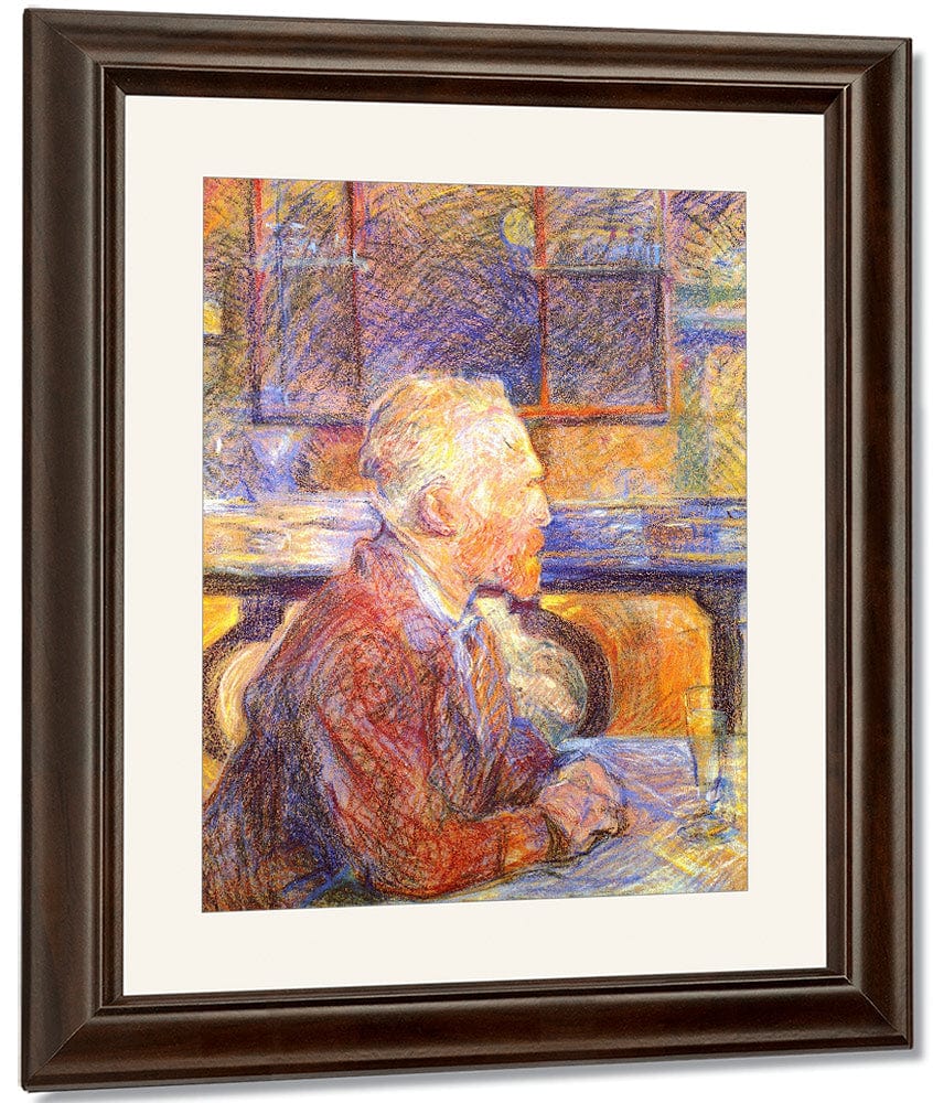 Portrait Of Vincent Van Gogh 1887 By Henri De Toulouse Lautrec - Image 4