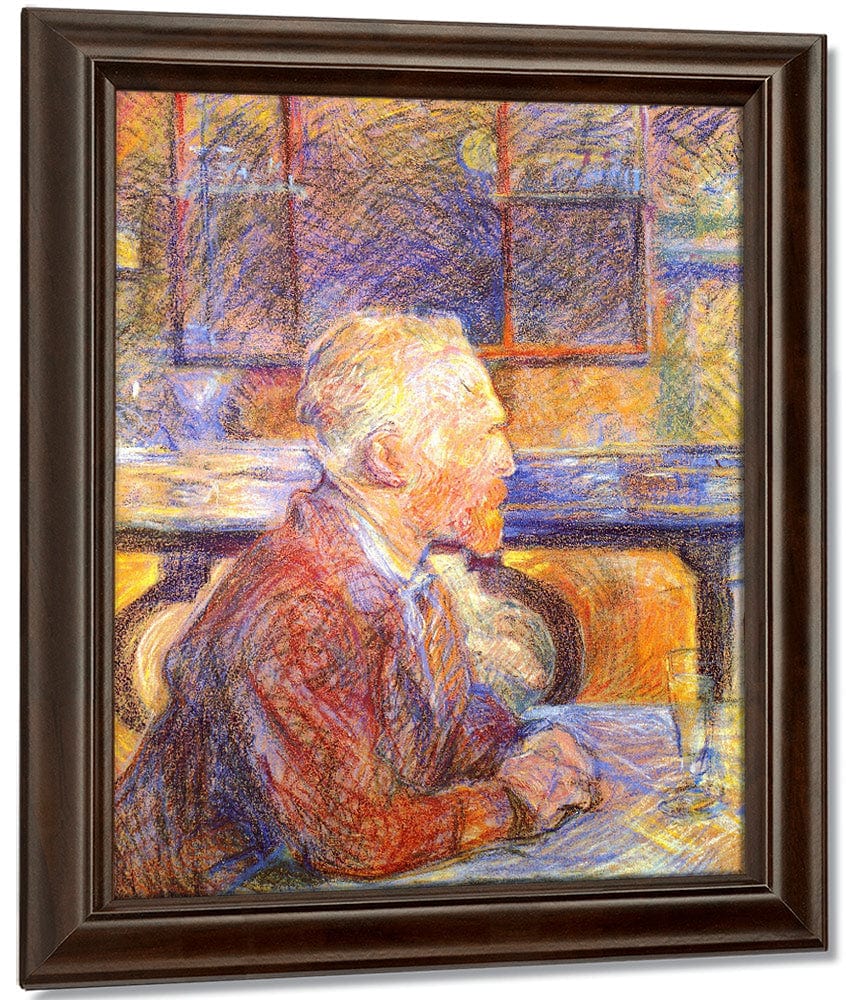 Portrait Of Vincent Van Gogh 1887 By Henri De Toulouse Lautrec - Image 5