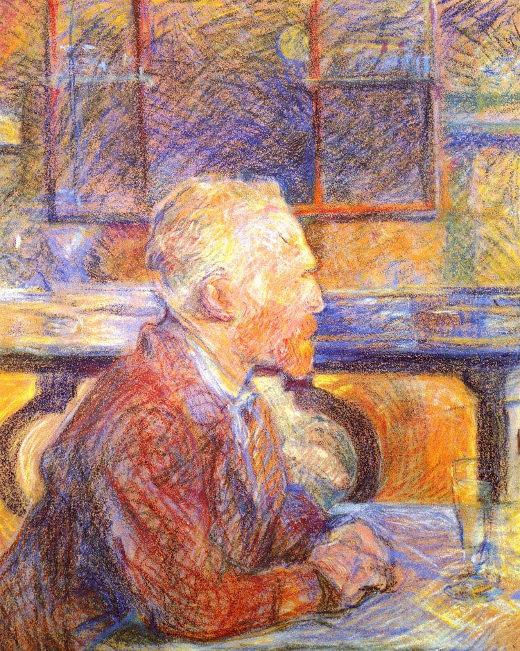 Portrait Of Vincent Van Gogh 1887 By Henri De Toulouse Lautrec - Image 6