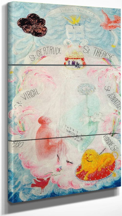Portrait Of Virgil Thomson By Florine Stettheimer