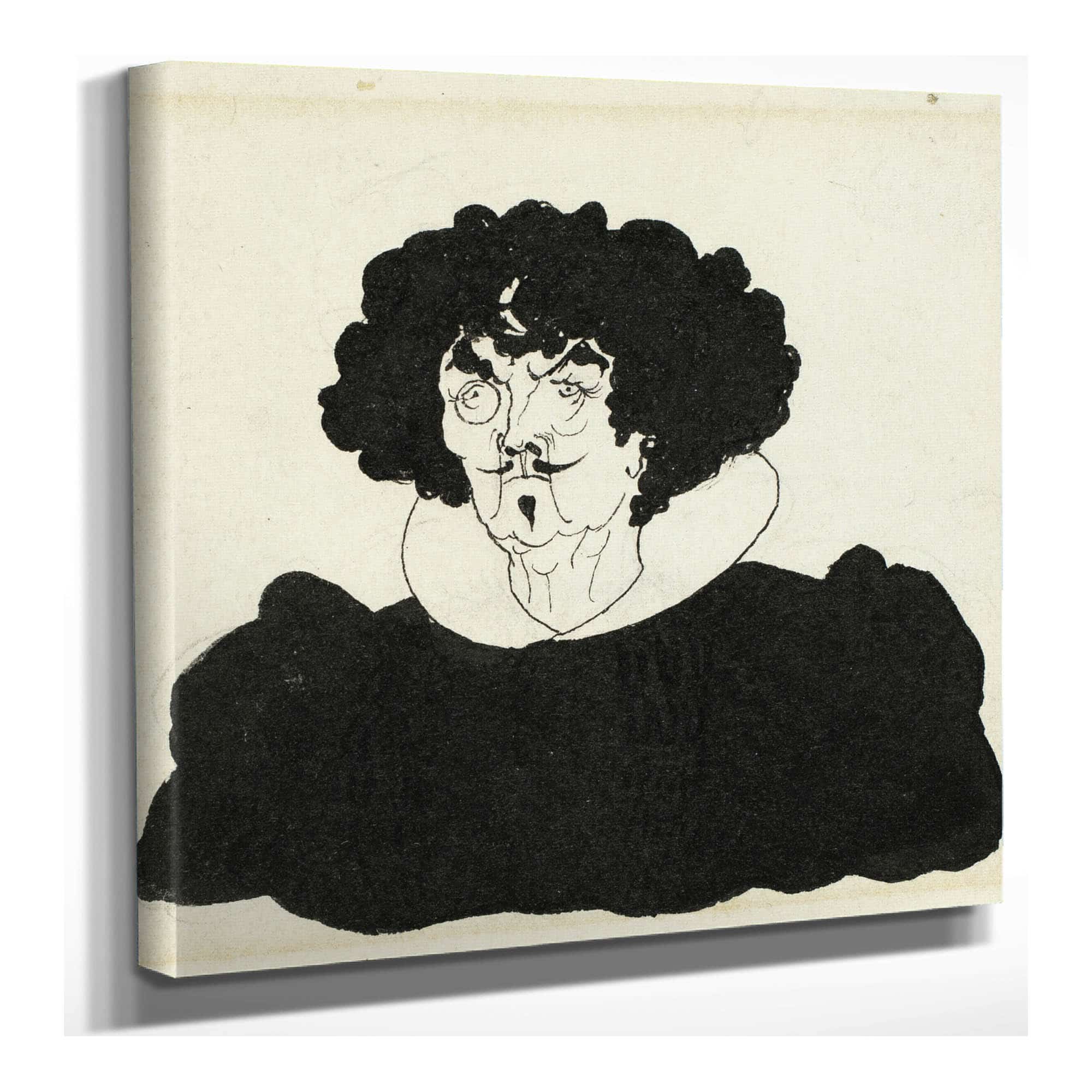 Portrait Of Whistler In Spanish Th Century Costume by Aubrey Vincent Beardsley