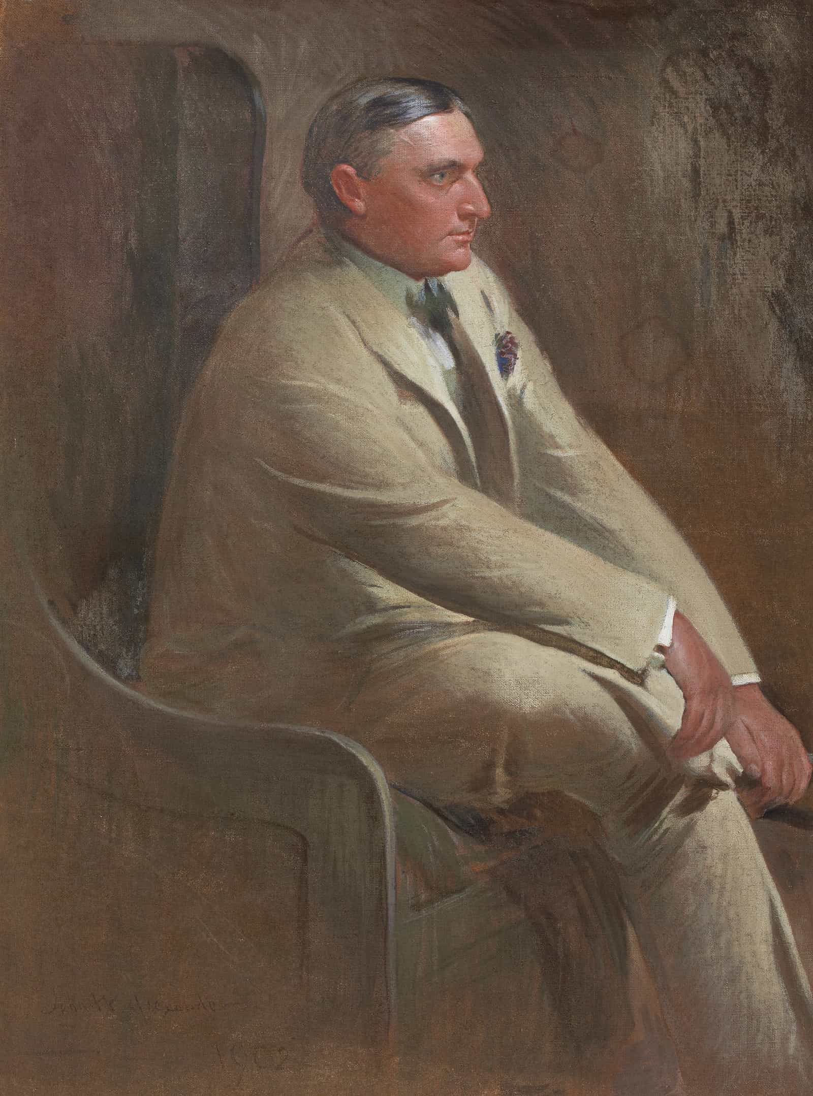 Portrait Of William Denny by John White Alexander - Image 2
