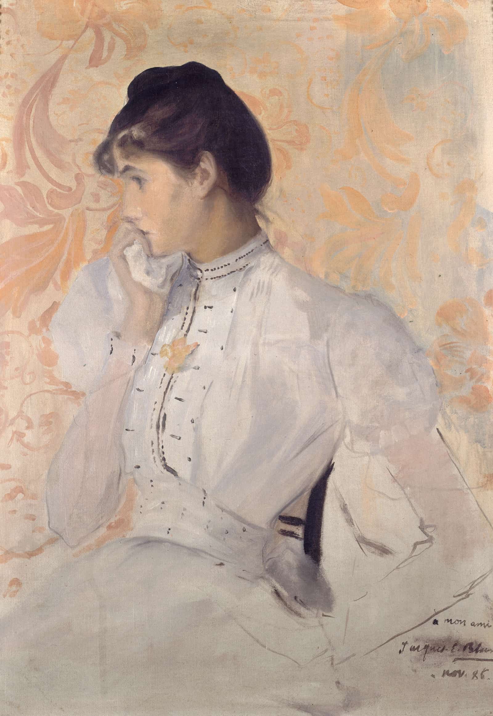 Portrait Presume Dhenriette Chabot by Jacques Emile Blanche