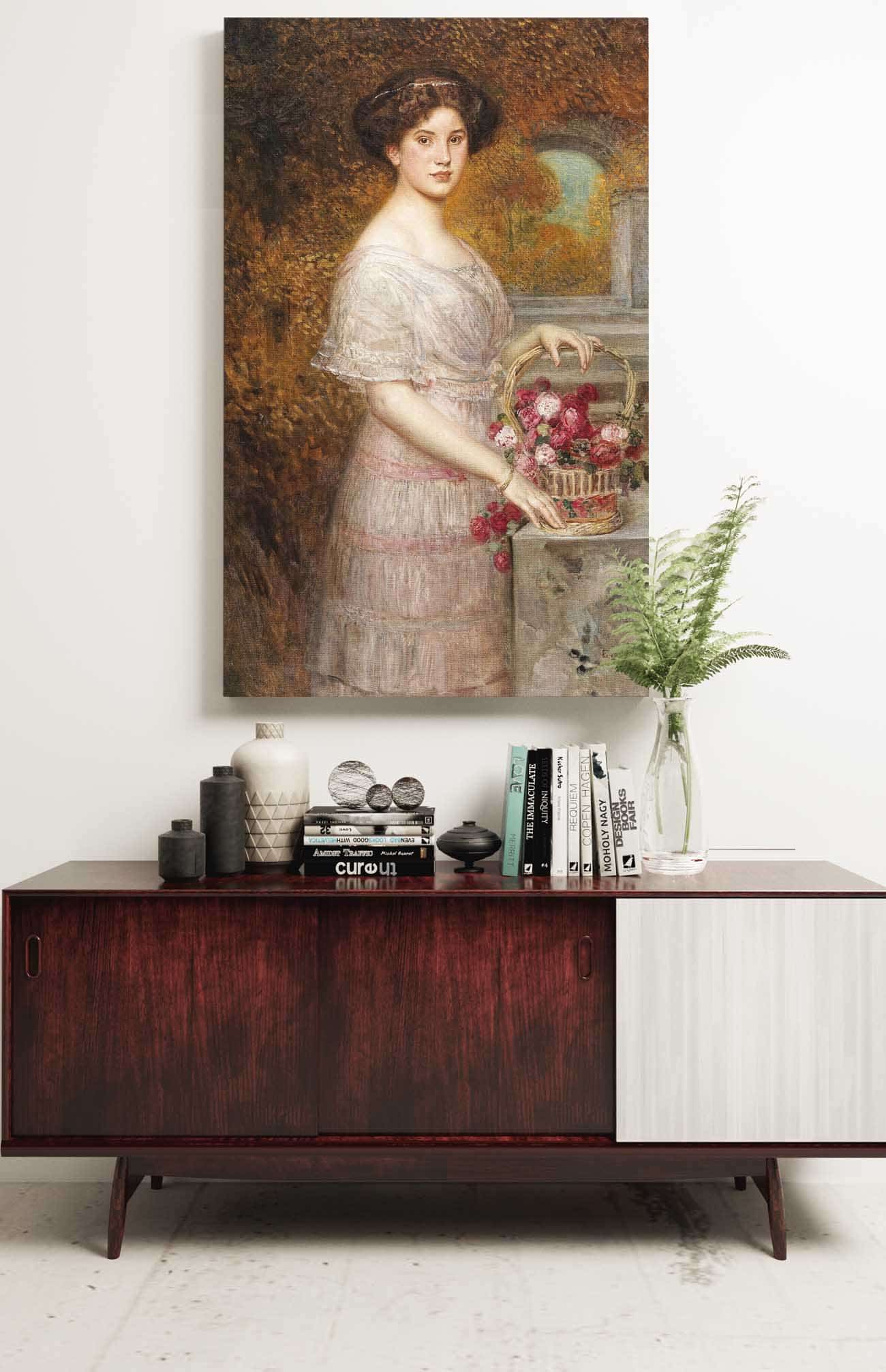 Portrat Annie Sussanka by Eduard Veith - Image 2