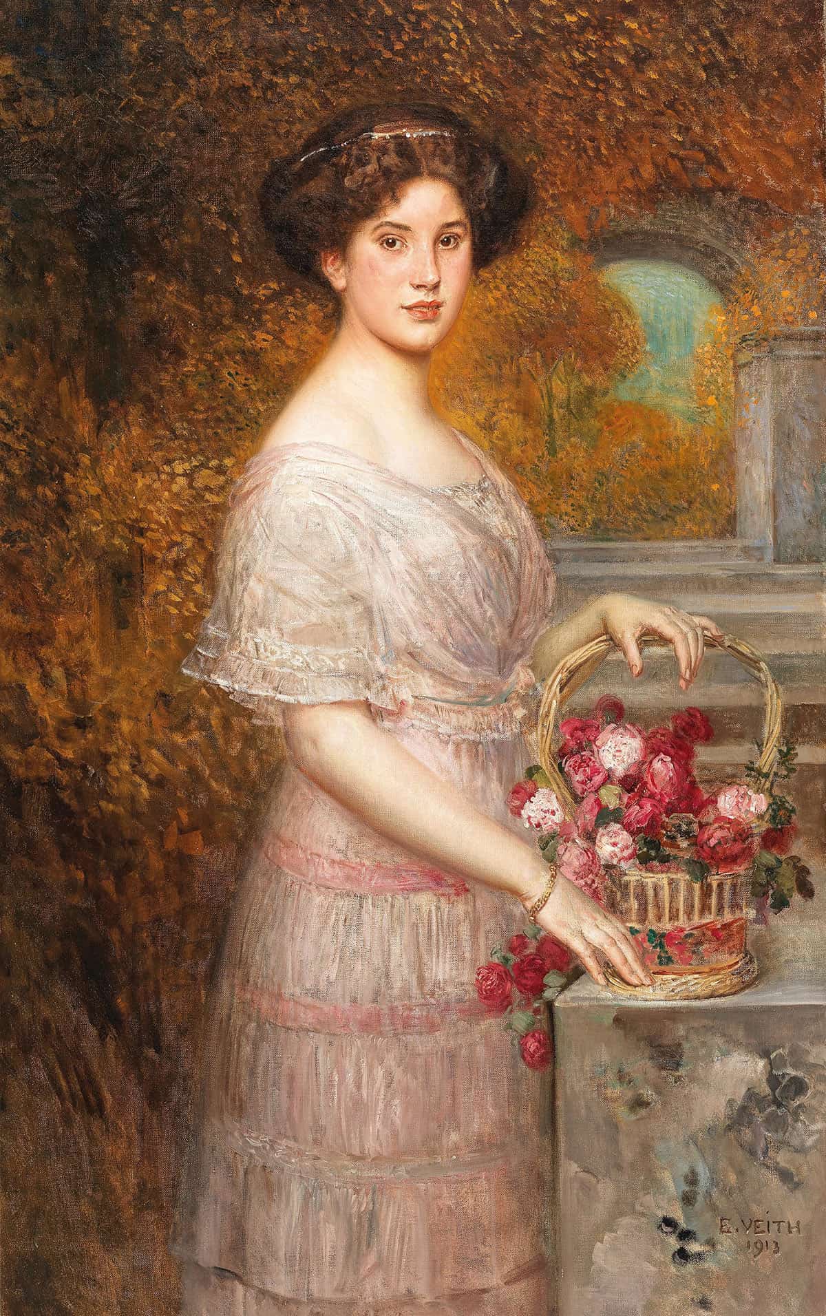 Portrat Annie Sussanka by Eduard Veith - Image 3