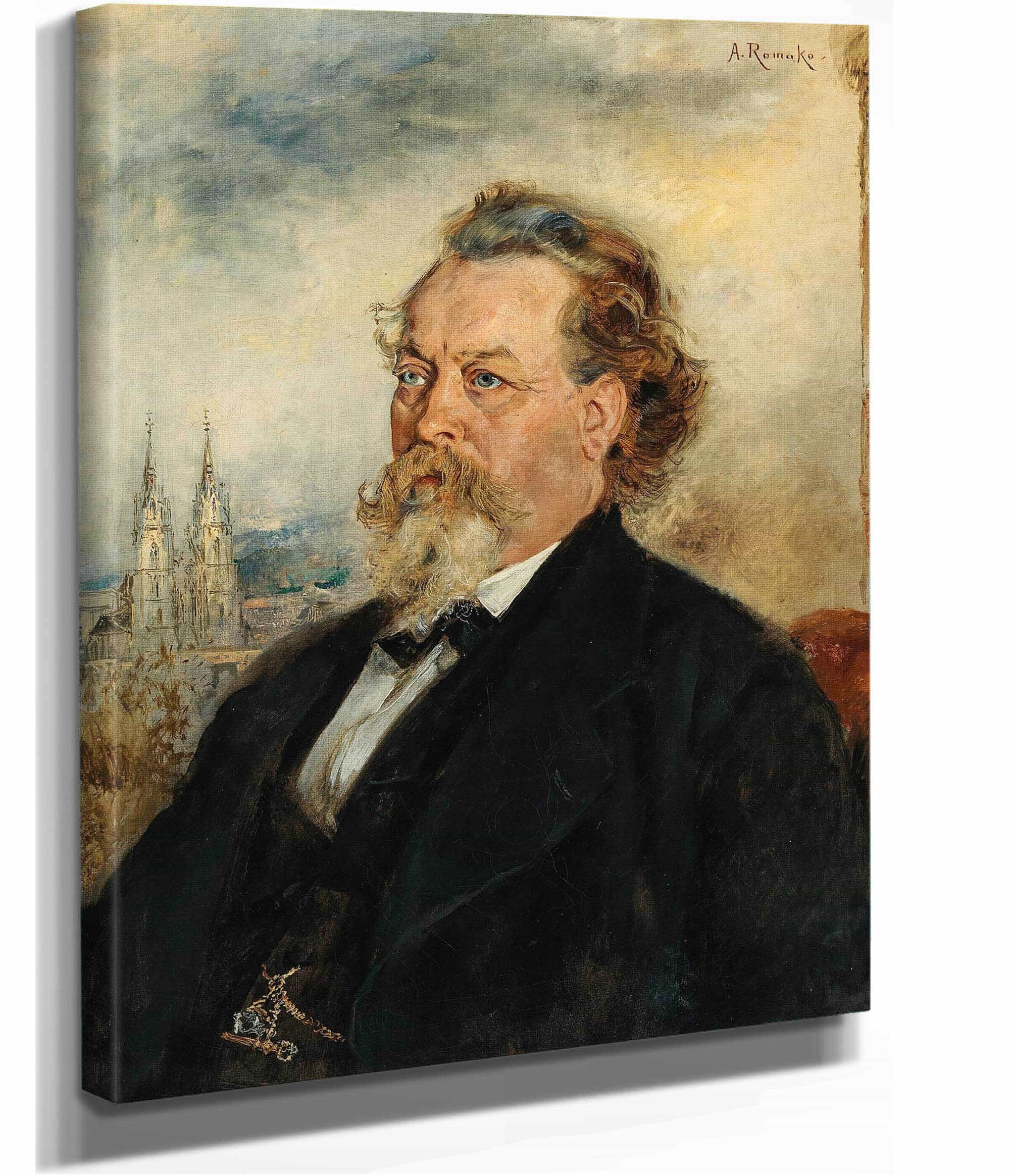Portrat Bucher Wilhelm by Anton Romako - Image 2