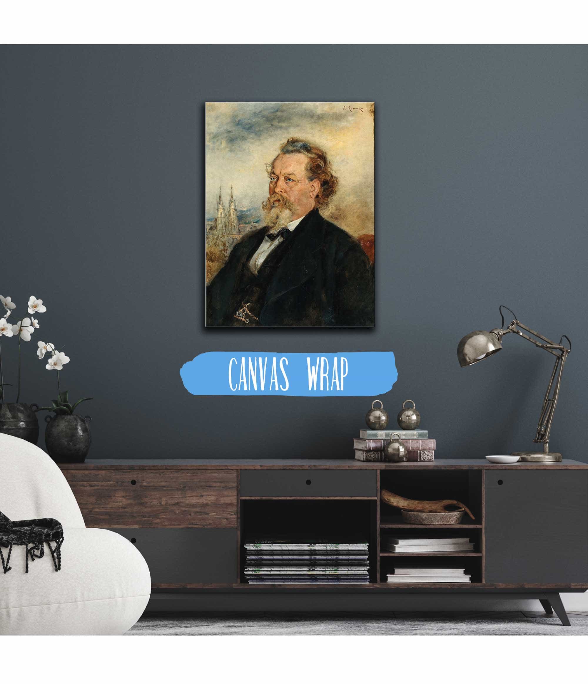 Portrat Bucher Wilhelm by Anton Romako - Image 3