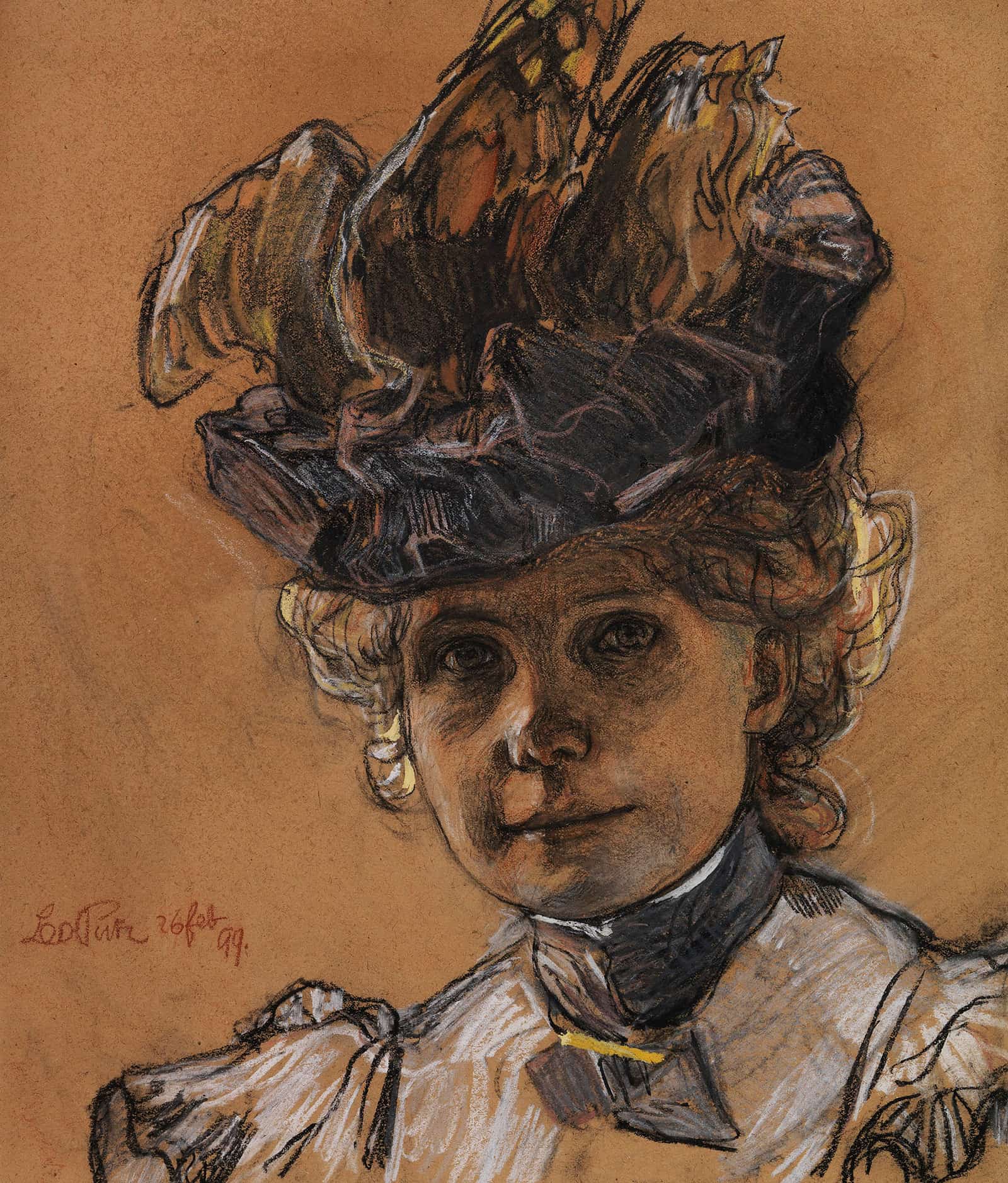 Portrat Gertraud Luberich by Leo Putz