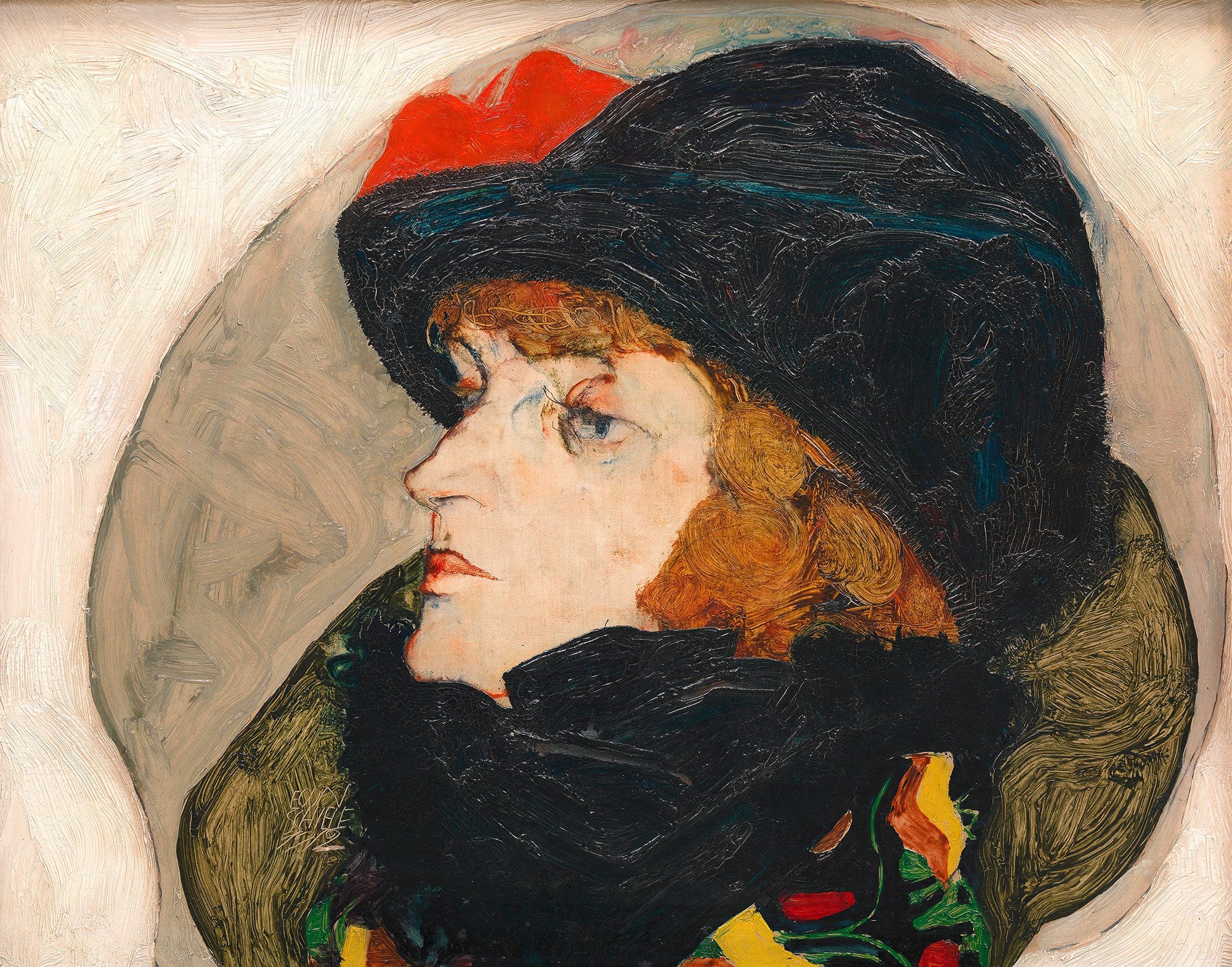 Portrat Ida Roessler by Egon Schiele - Image 2
