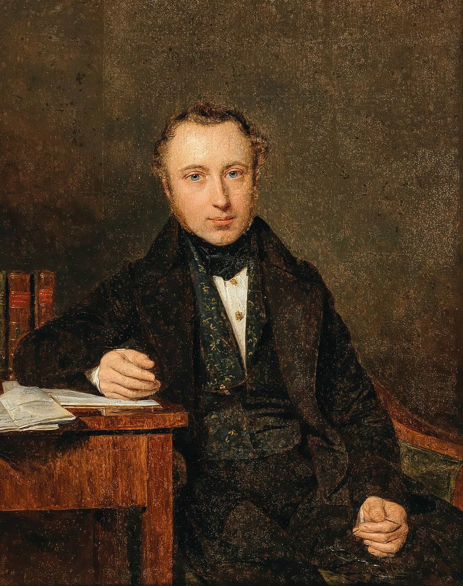 Portrat Josef Von Stadler by Ferdinand Georg Waldmuller