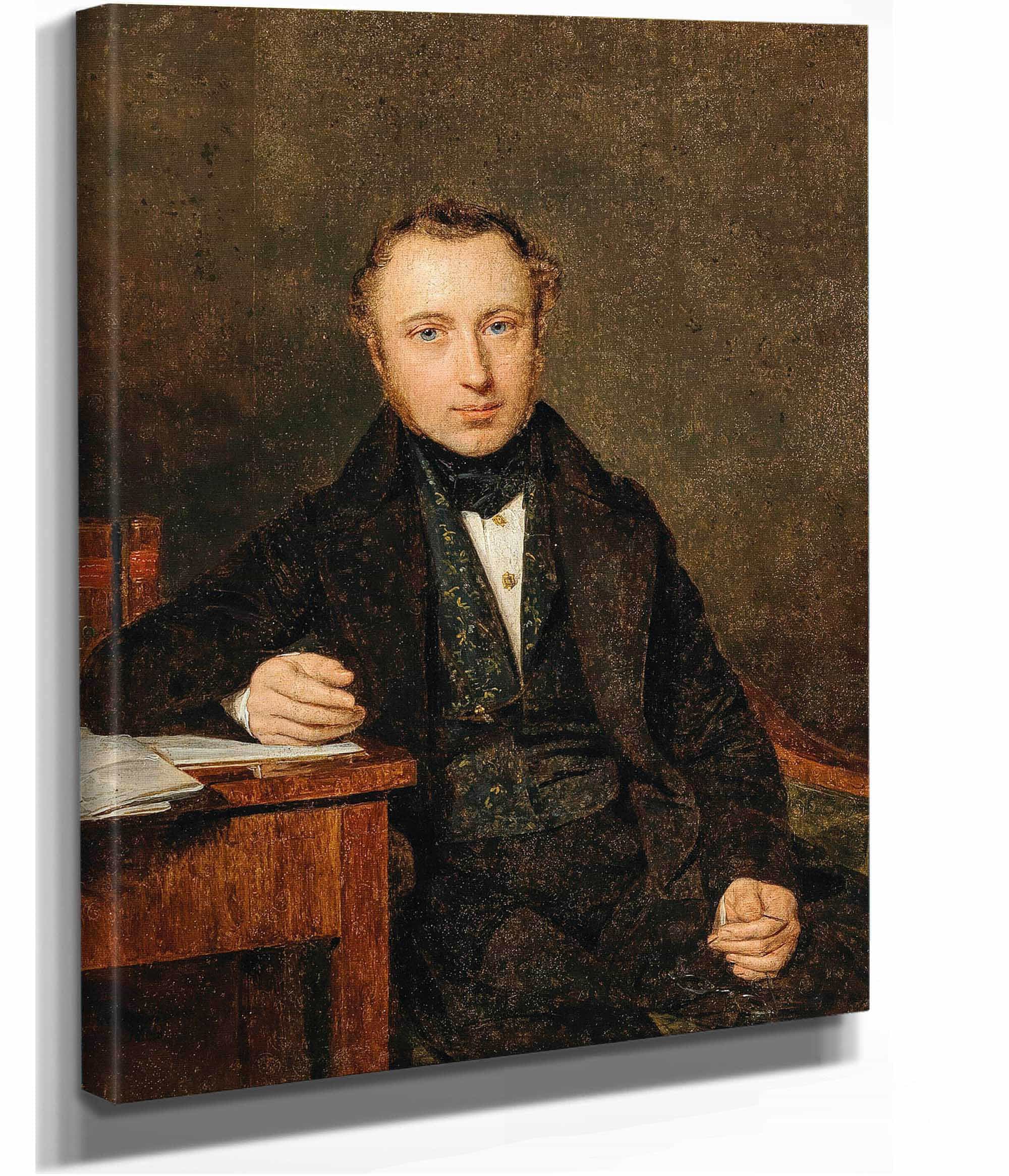 Portrat Josef Von Stadler by Ferdinand Georg Waldmuller - Image 2